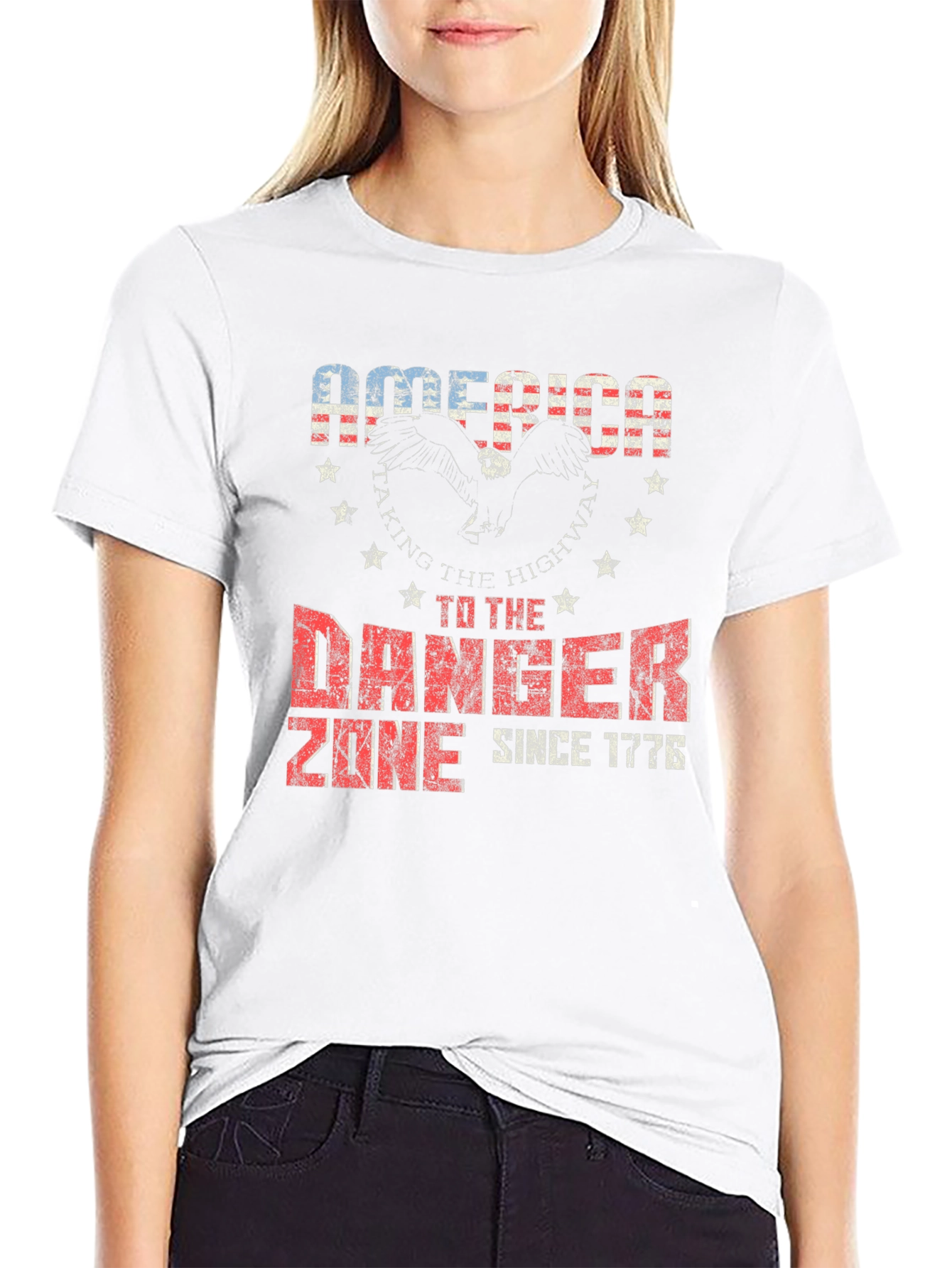 America Danger Zone Graphic T-Shirt