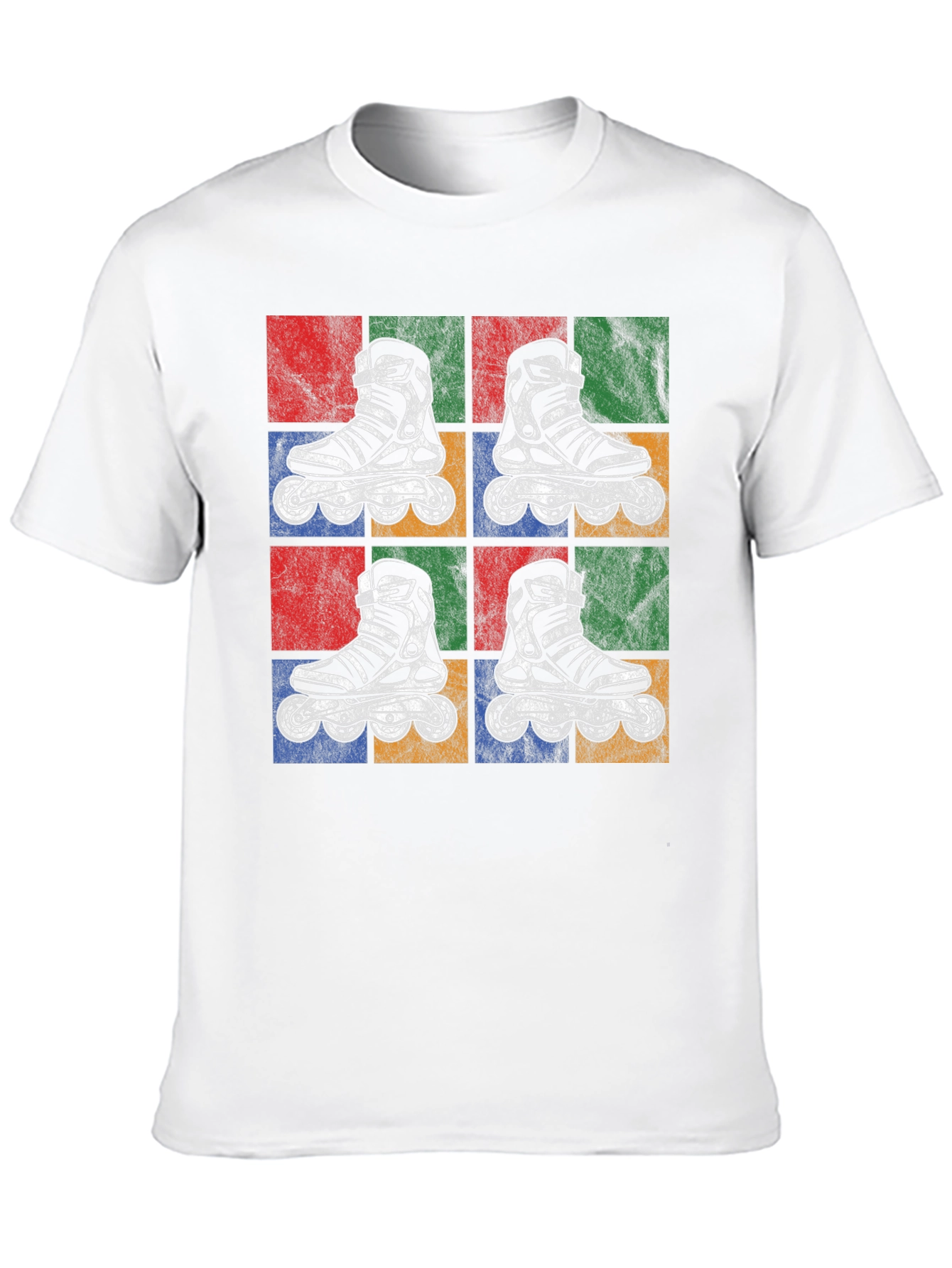 Retro Roller Skate Graphic T-Shirt