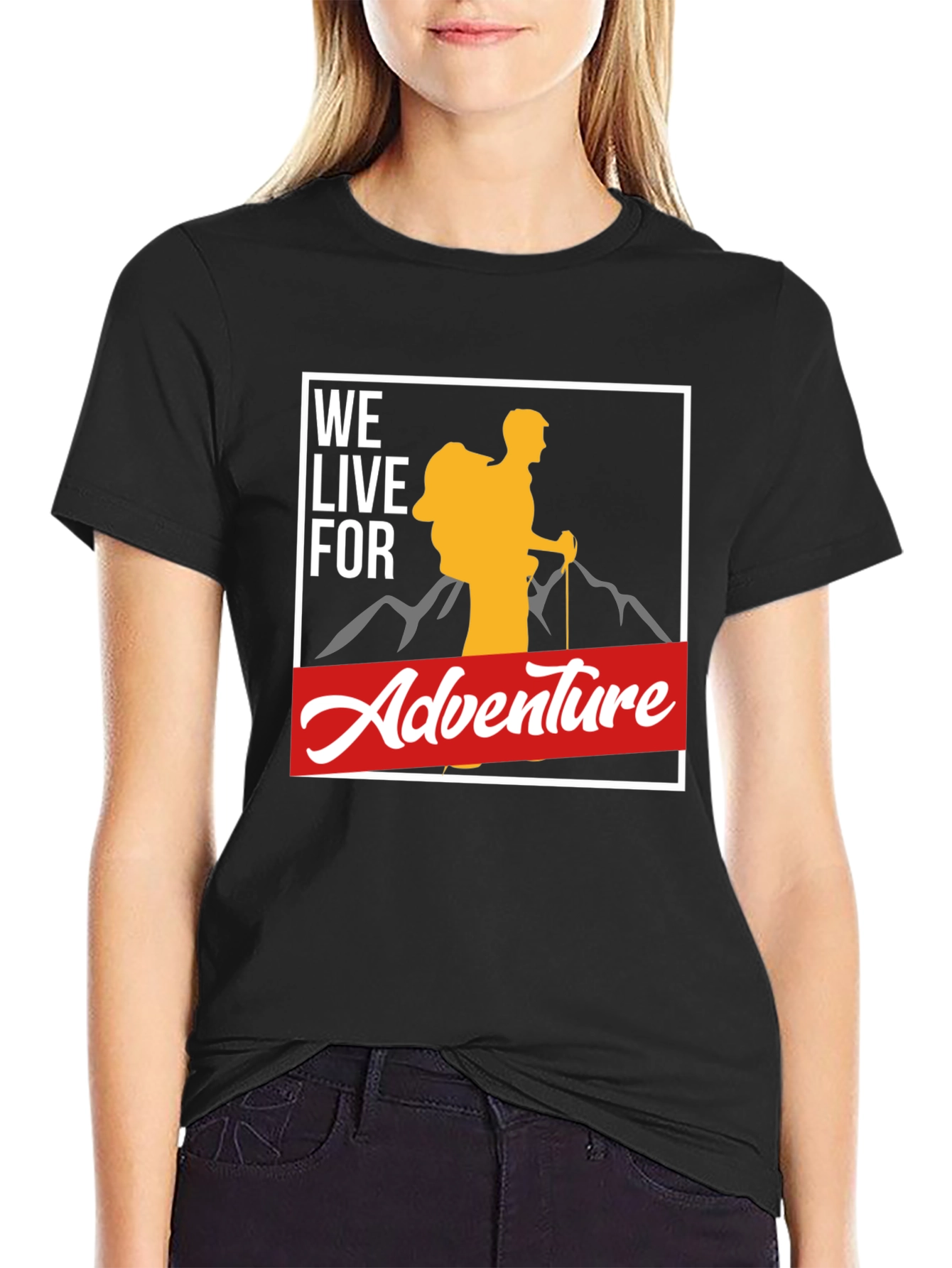 Adventure Seeker Black T-Shirt