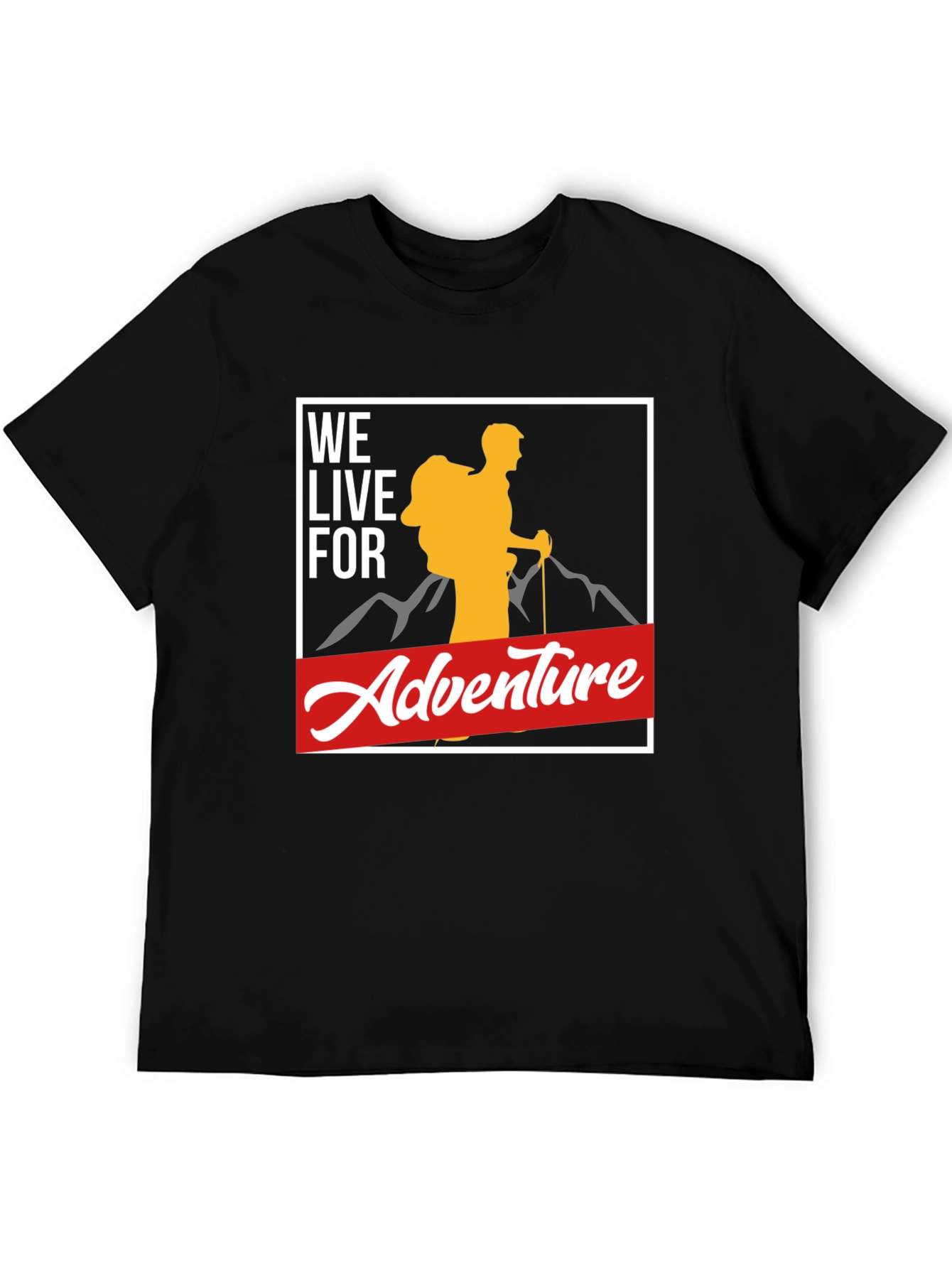 Adventure Seeker Black T-Shirt