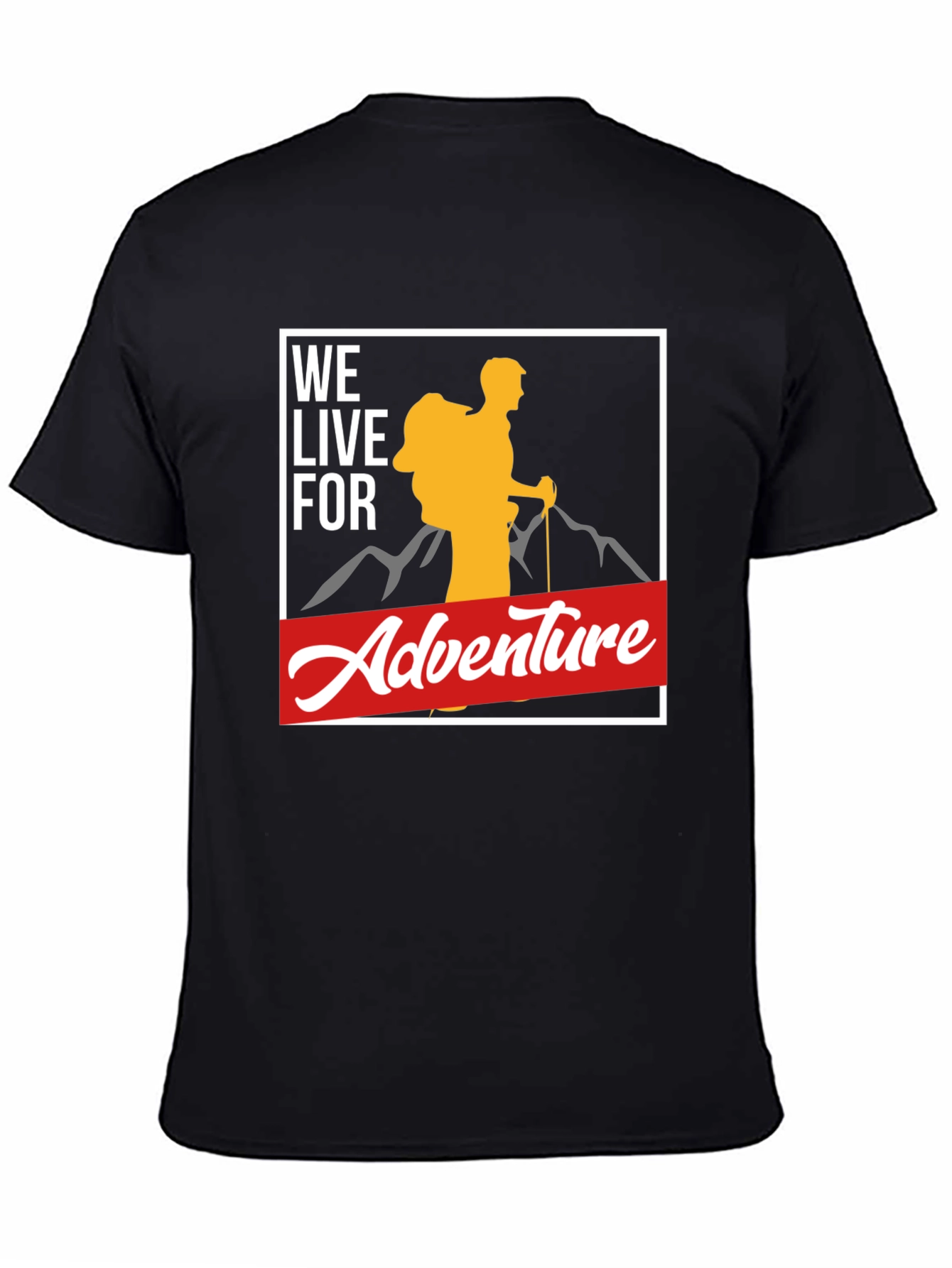 Adventure Seeker Black T-Shirt