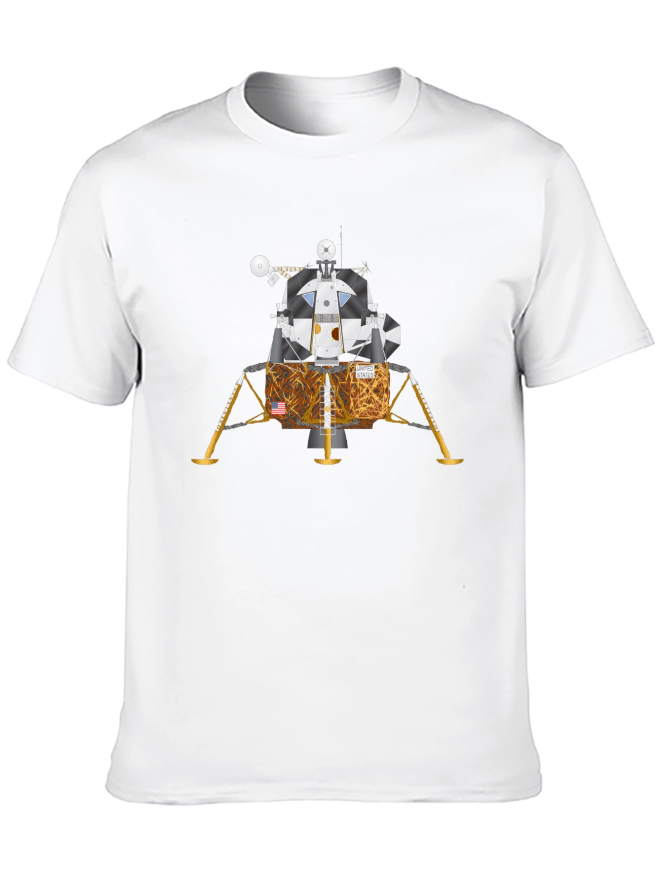 Lunar Lander Graphic Tee - Space Exploration T-Shirt