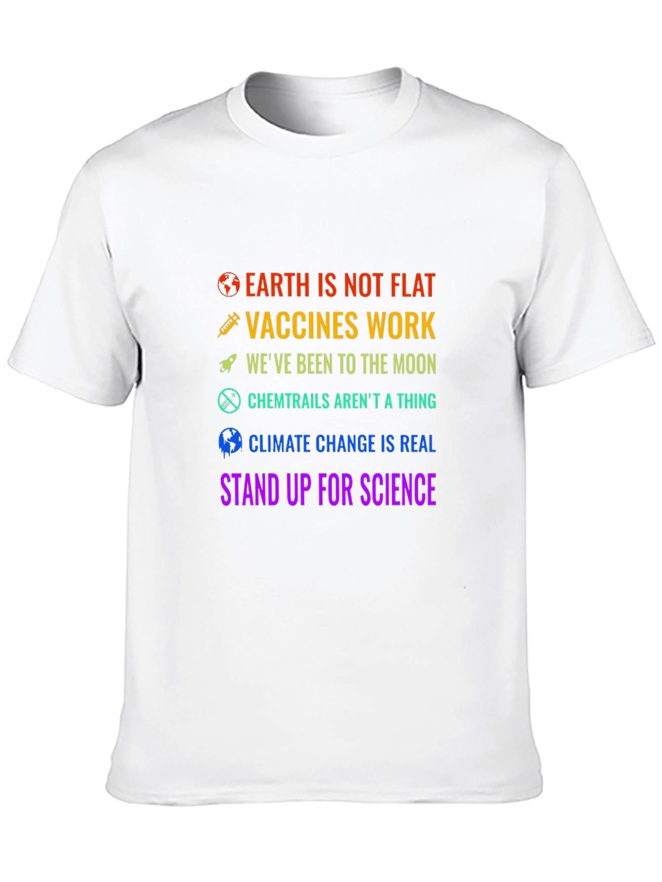 Science Matters T-Shirt - Earth Vaccines Climate