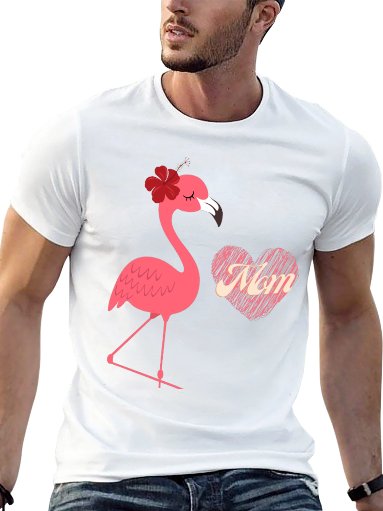 Flamingo Mom T-Shirt - Cute Womens Tee