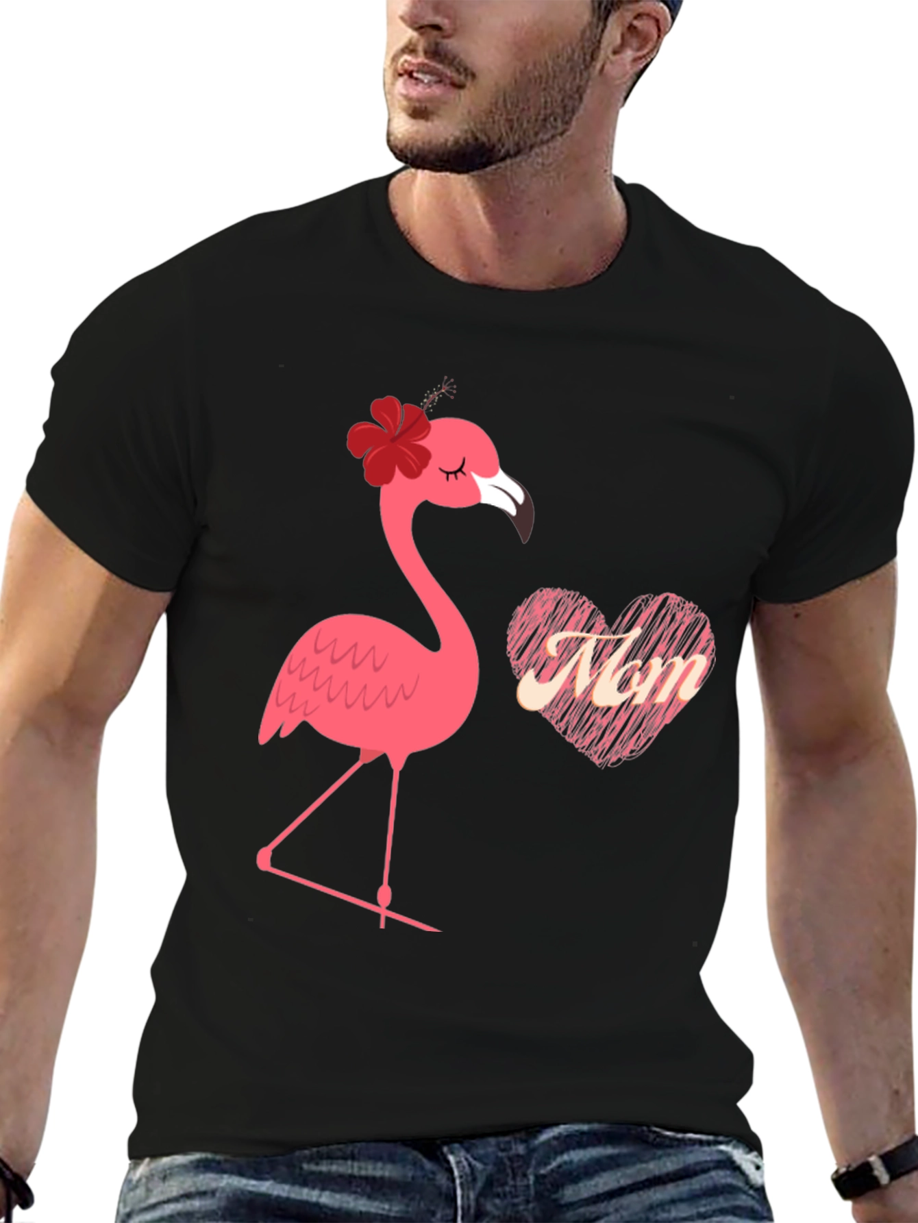 Flamingo Mom T-Shirt - Cute Womens Tee