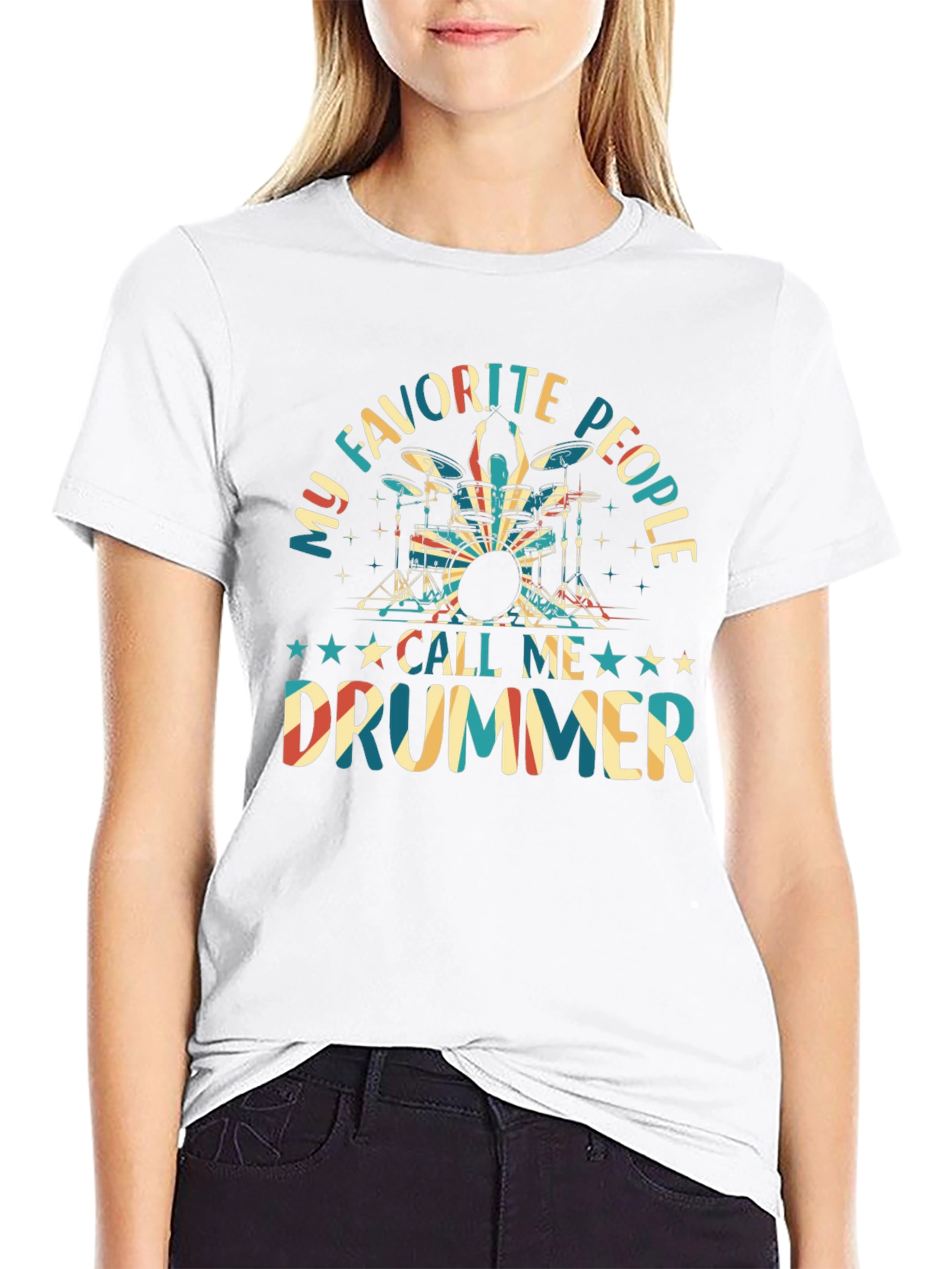 My Favorite People Call Me Drummer T-Shirt