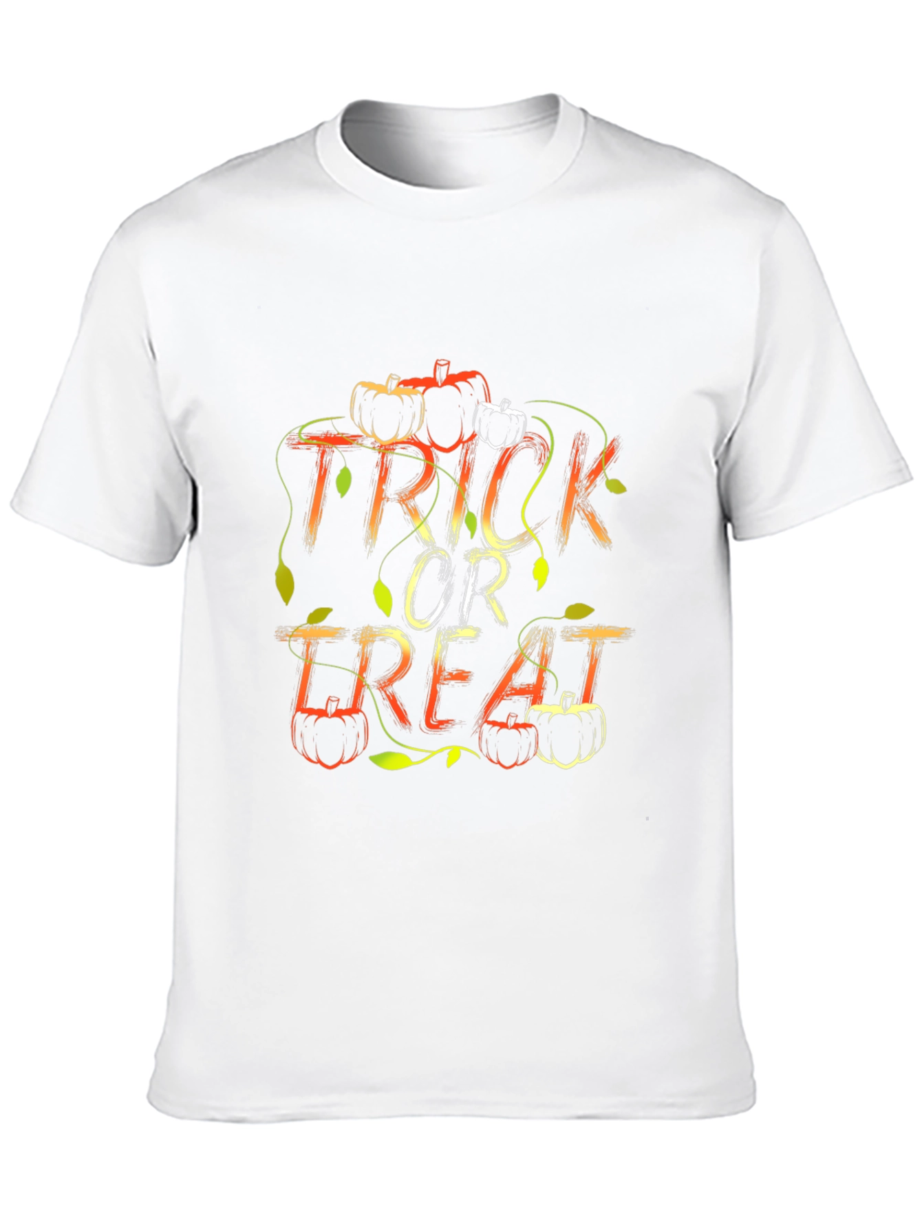 Trick or Treat Halloween T-Shirt - Pumpkin Design