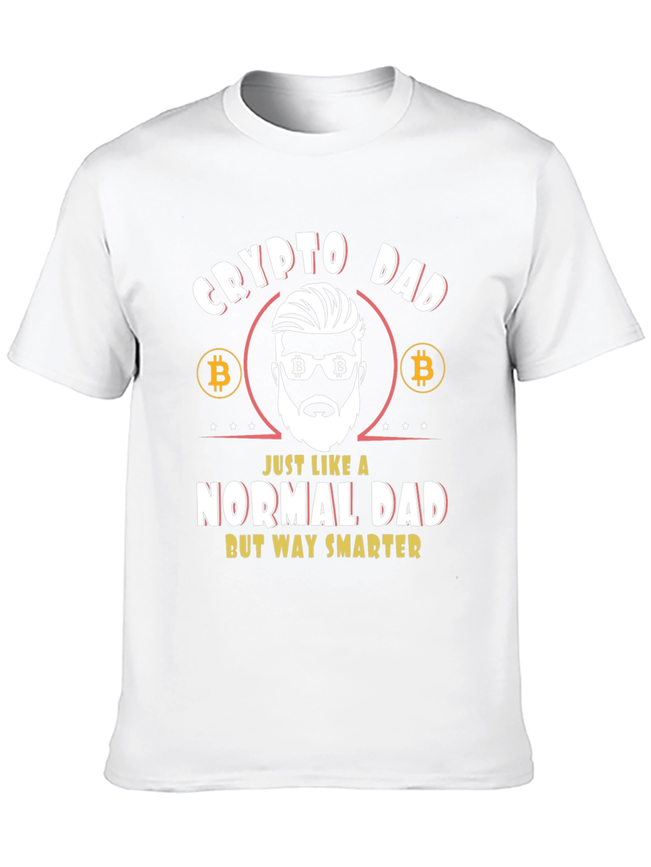 Crypto Dad T-Shirt - Bitcoin Themed Tee