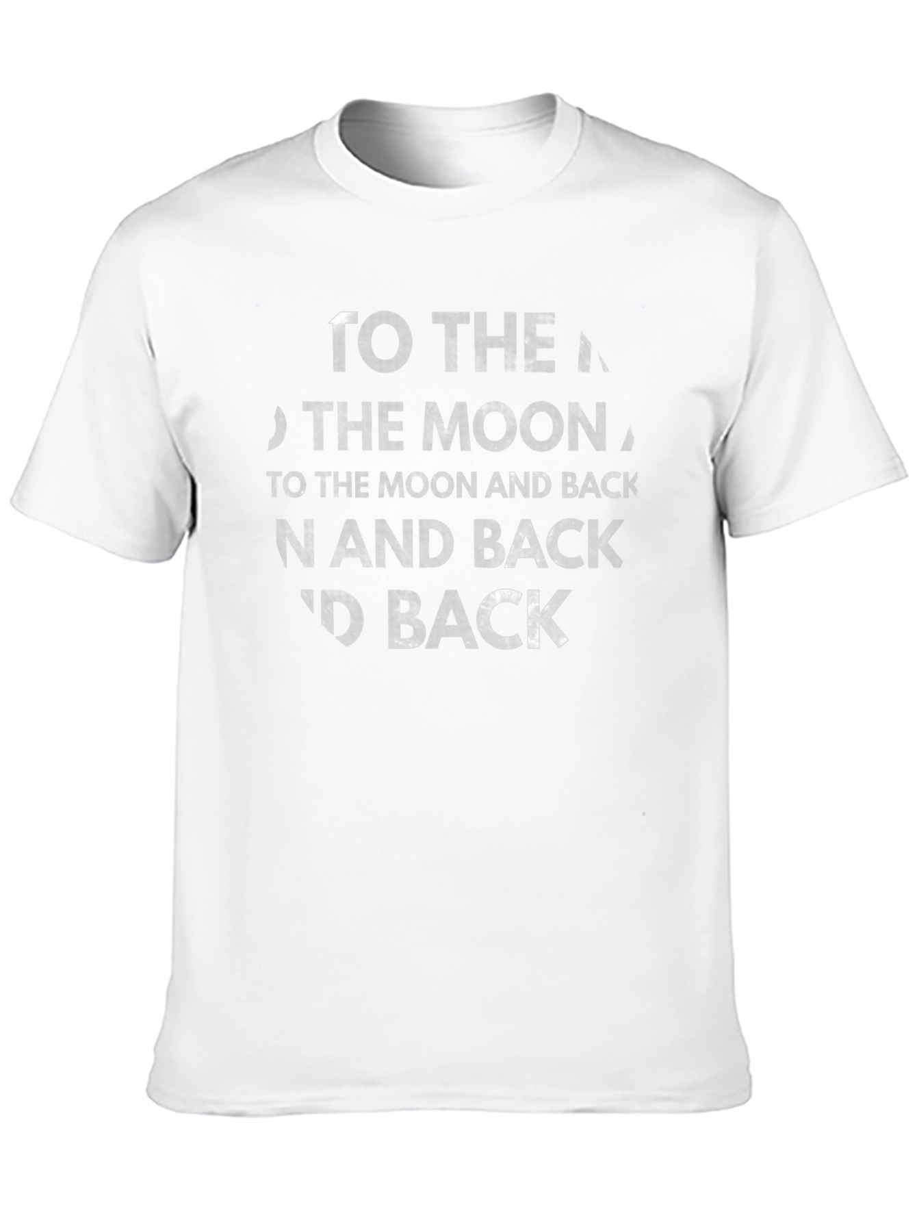 To the Moon and Back Black Graphic Tee
