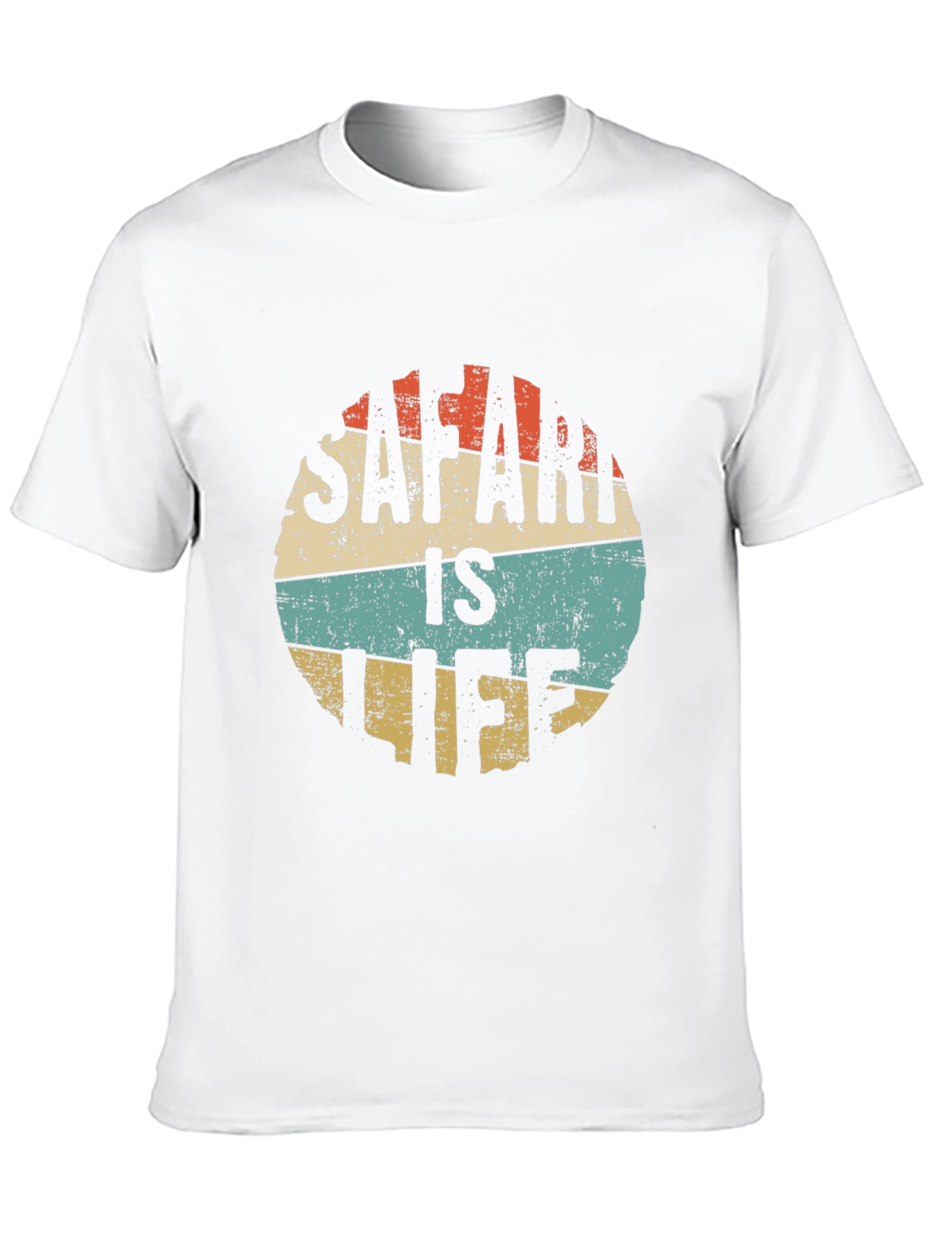 Safari Is Life Retro Graphic T-Shirt