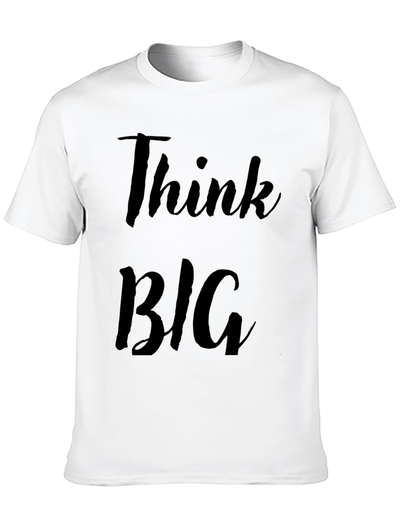 Think BIG Black Graphic Tee