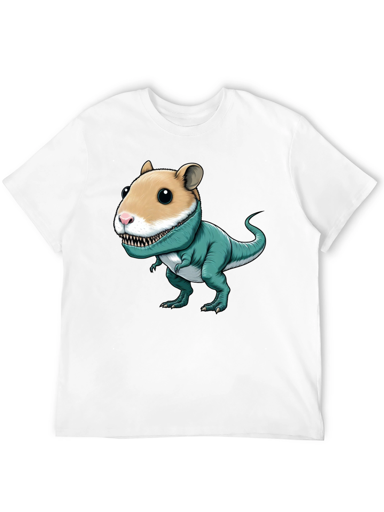 Hamster Dinosaur T-Shirt - Funny Graphic Tee
