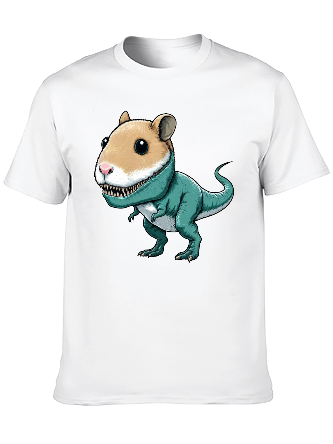 Hamster Dinosaur T-Shirt - Funny Graphic Tee