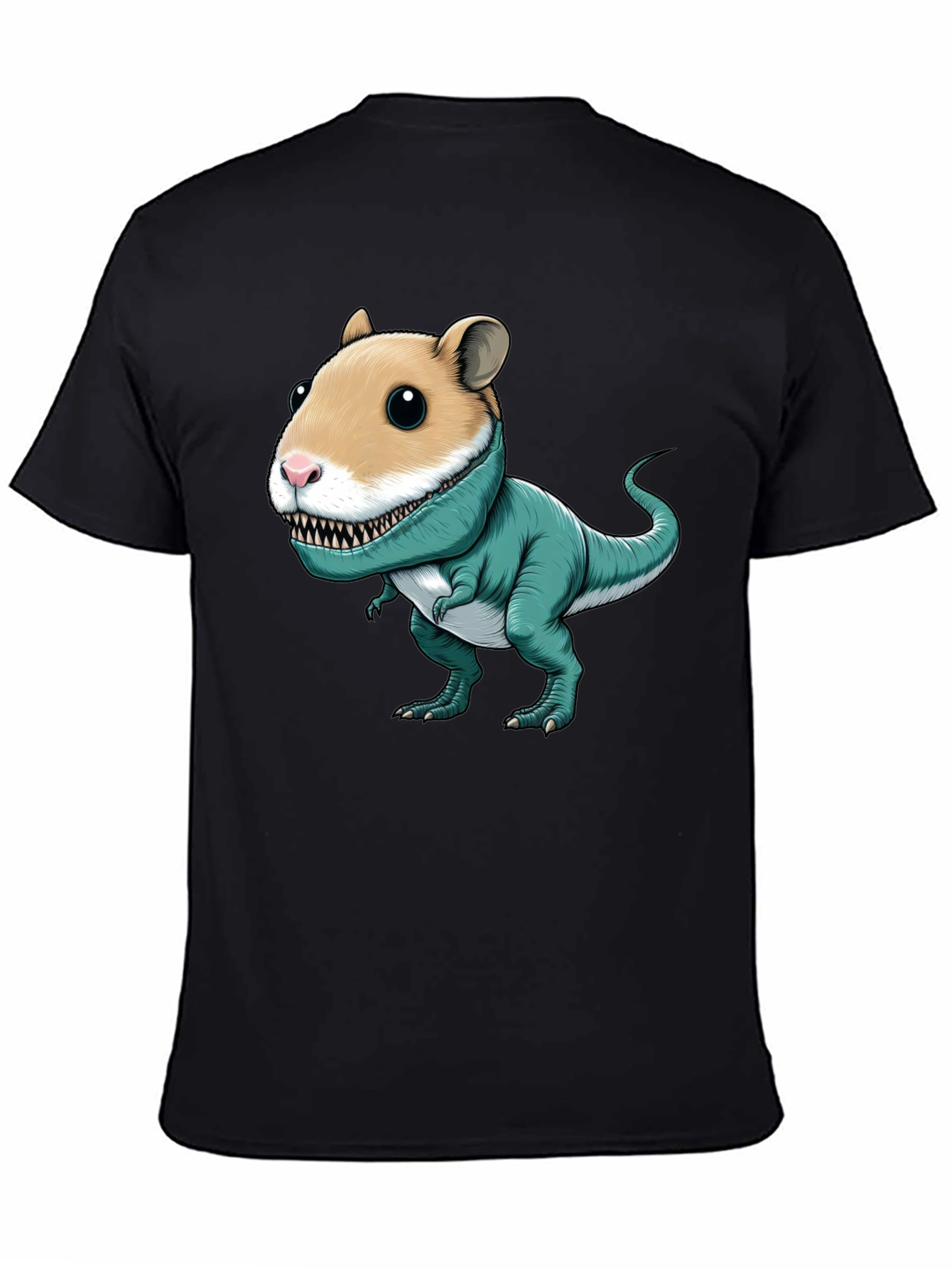 Hamster Dinosaur T-Shirt - Funny Graphic Tee