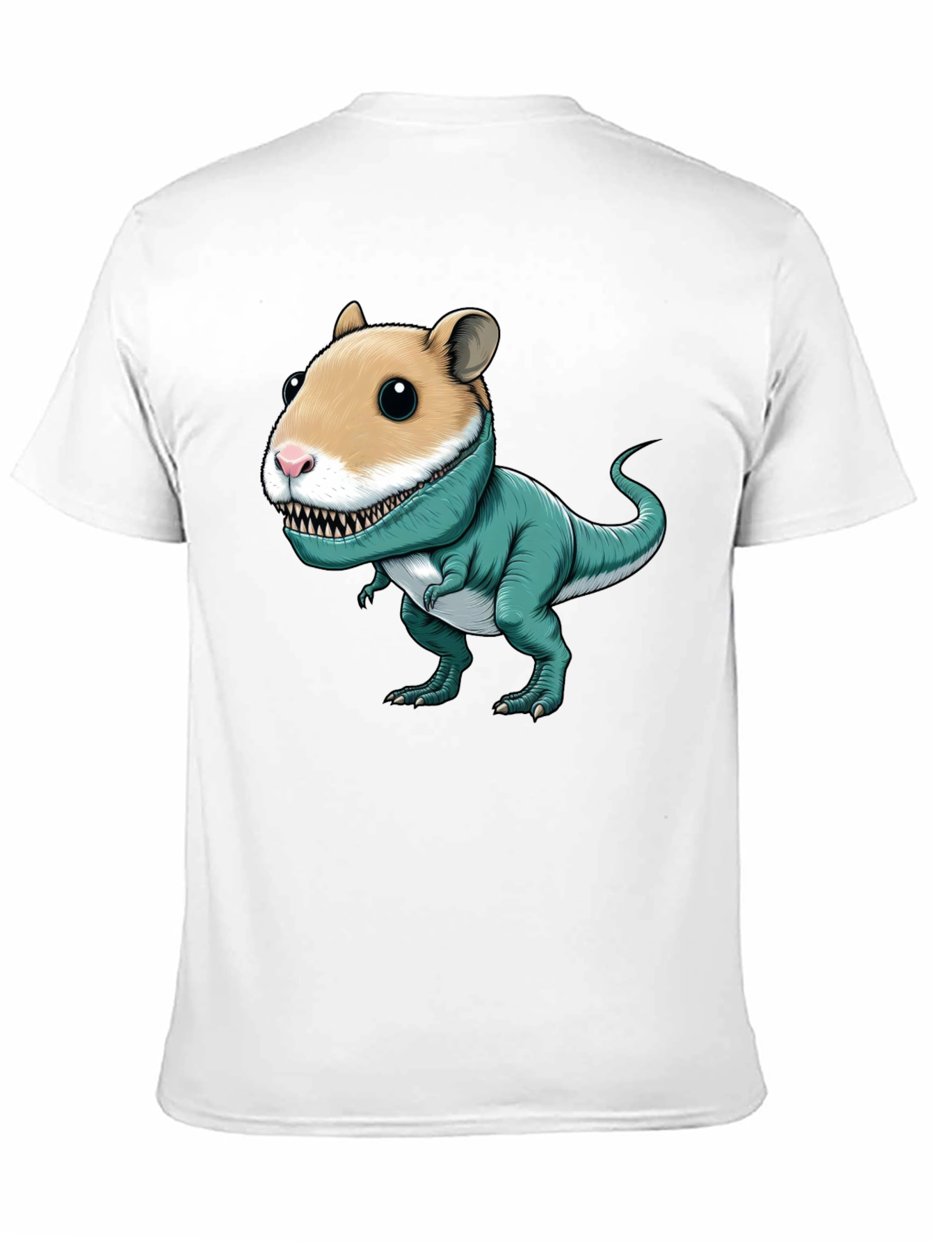 Hamster Dinosaur T-Shirt - Funny Graphic Tee