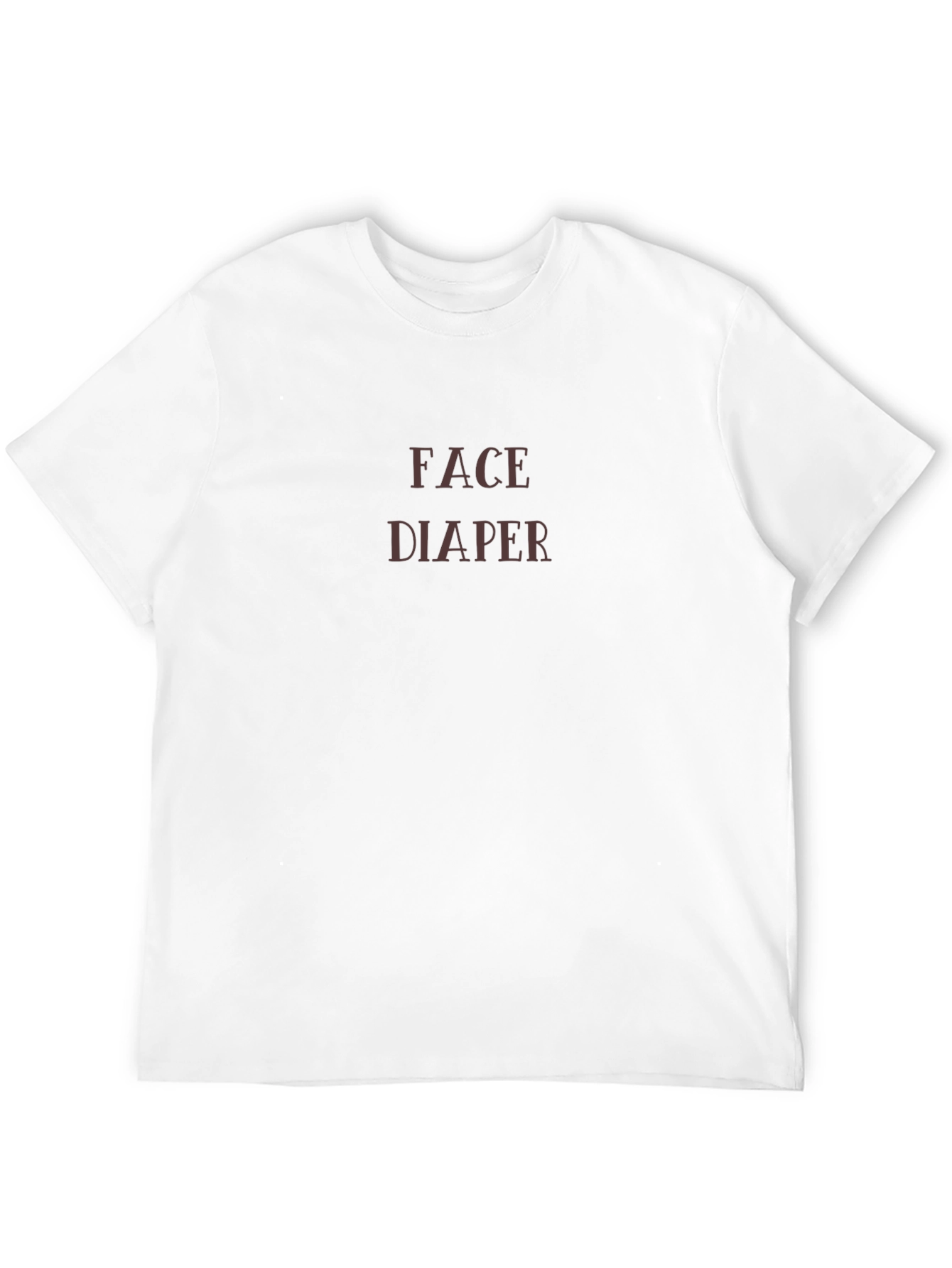 Face Diaper Graphic Tee - Bold Statement T-Shirt
