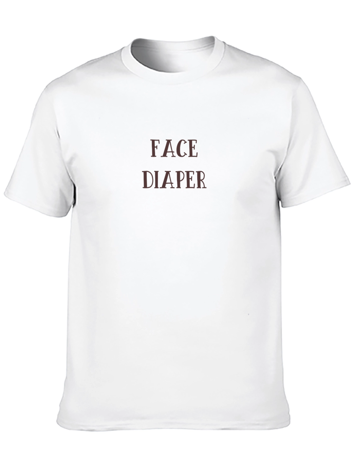 Face Diaper Graphic Tee - Bold Statement T-Shirt