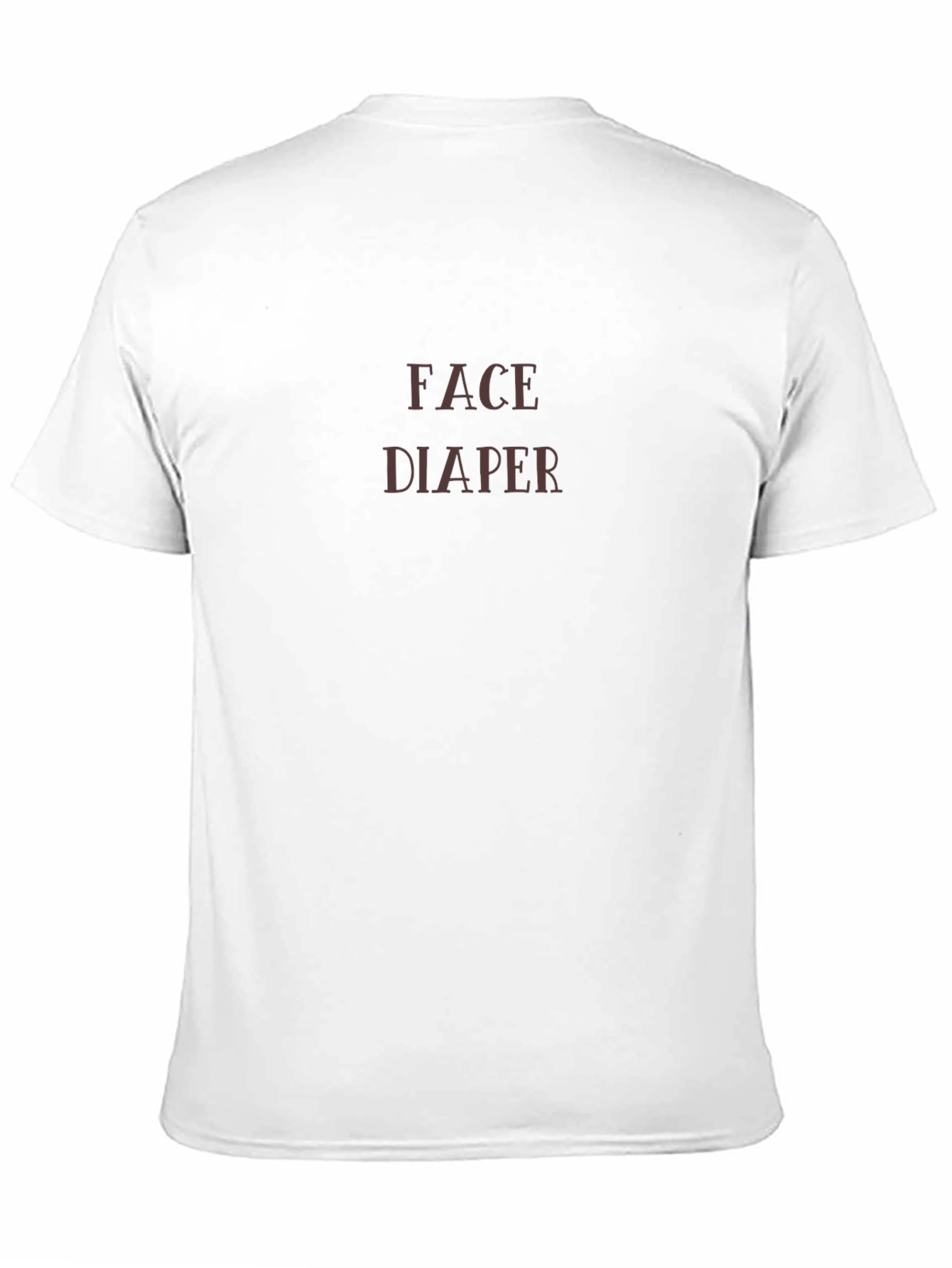 Face Diaper Graphic Tee - Bold Statement T-Shirt