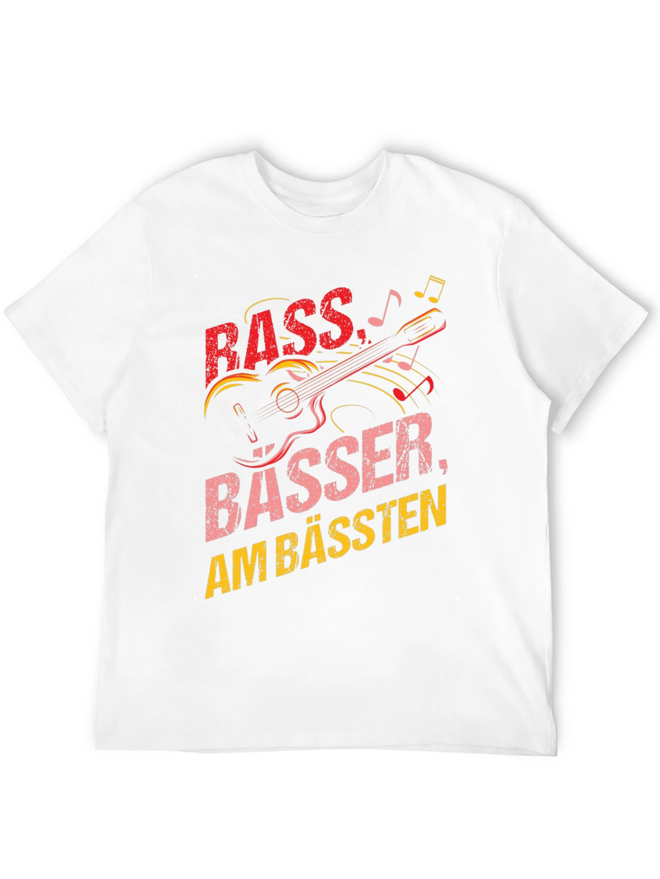 Bass Guitar Musician T-Shirt - Funny German Pun