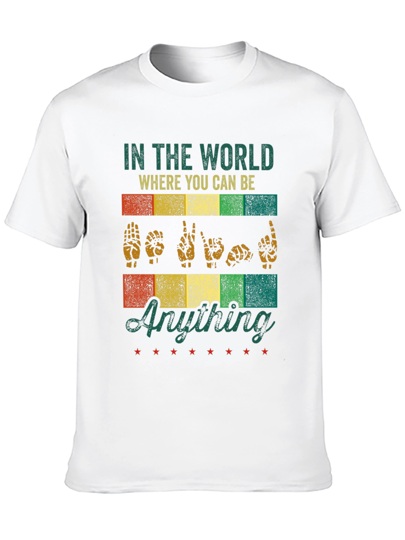 ASL Anything T-Shirt - Be Kind
