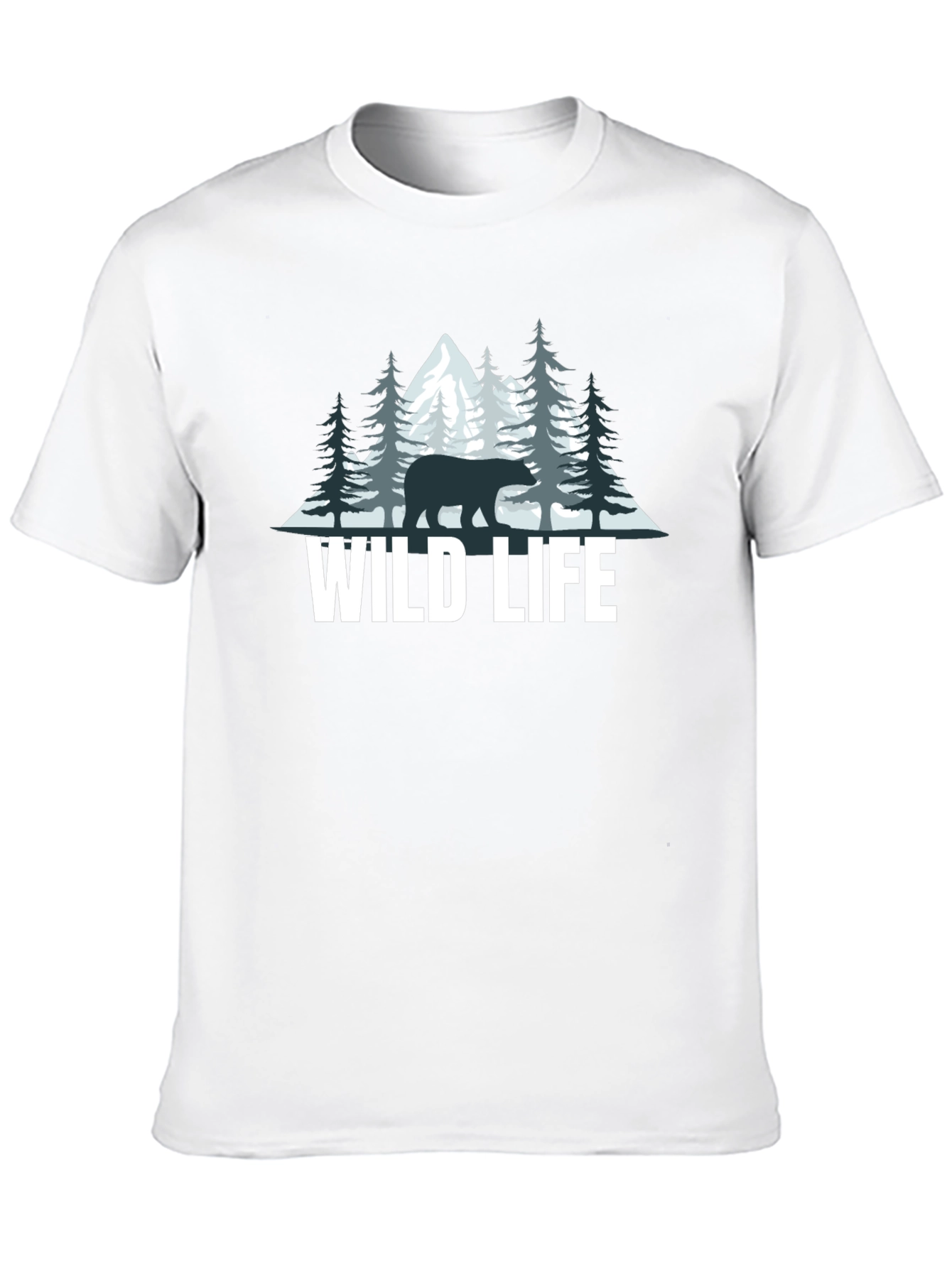 Wildlife Bear Mountain T-Shirt - Nature Inspired Tee