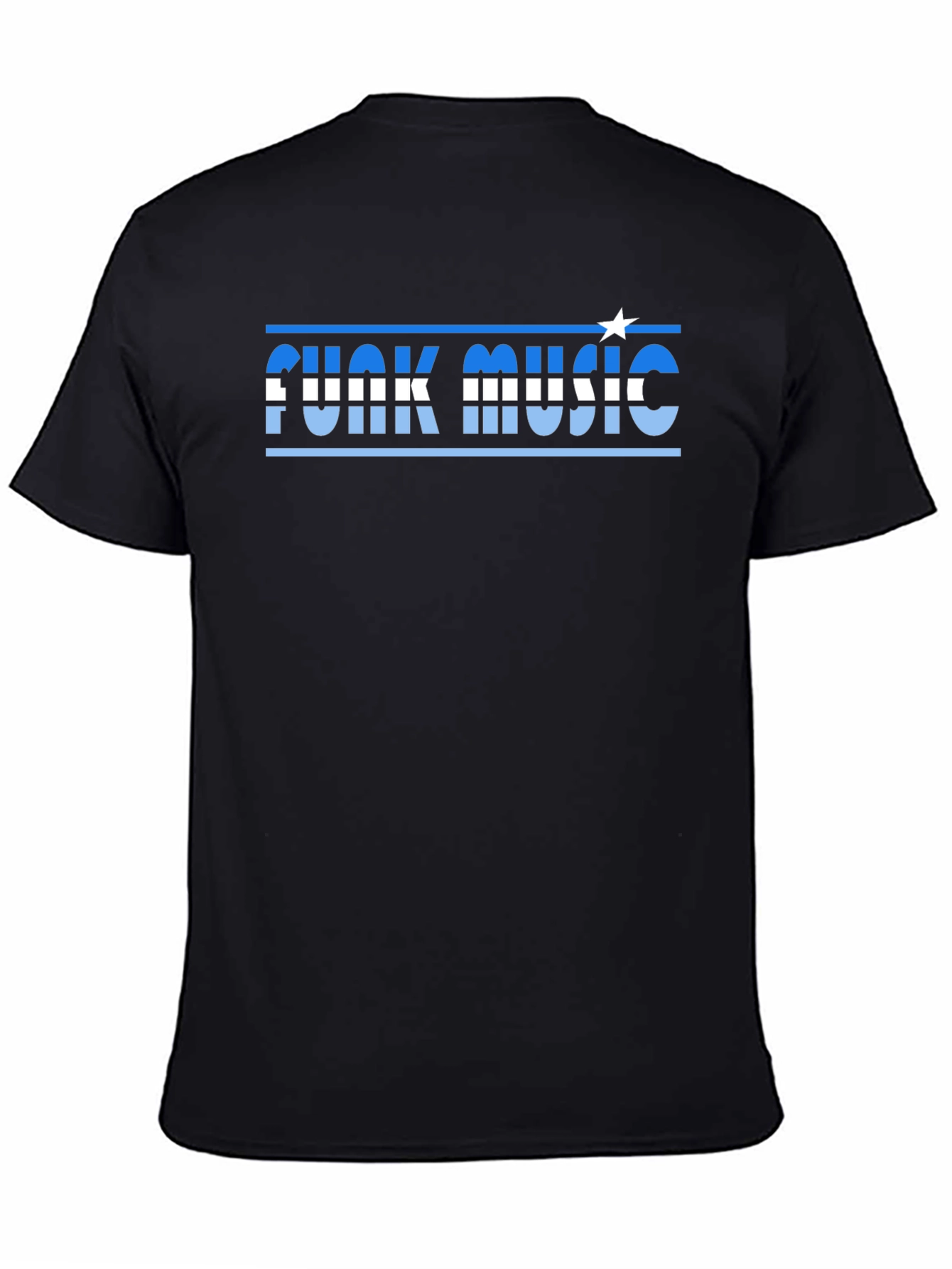Funky Music T-Shirt - Classic Black Cotton Tee