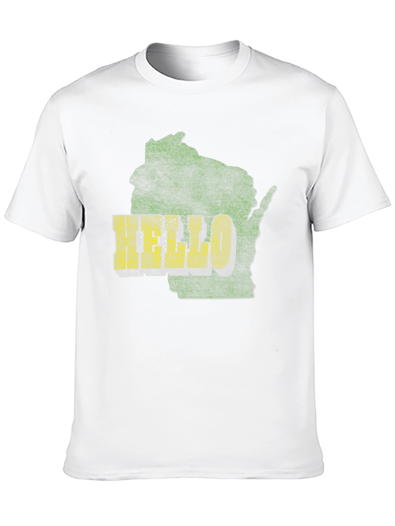 Wisconsin Graphic Tee - Distressed Style