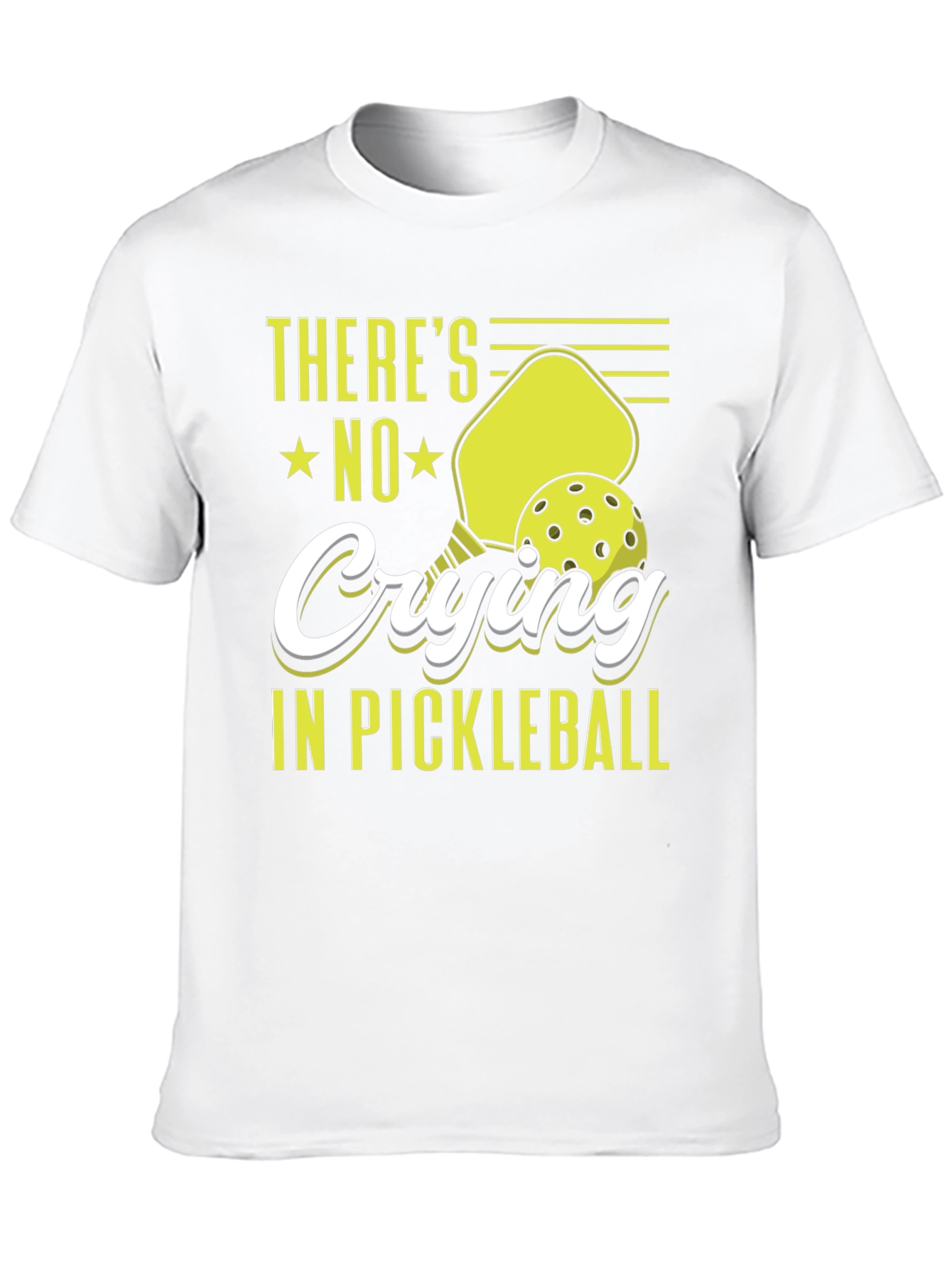 Pickleball T-Shirt - No Crying in Pickleball