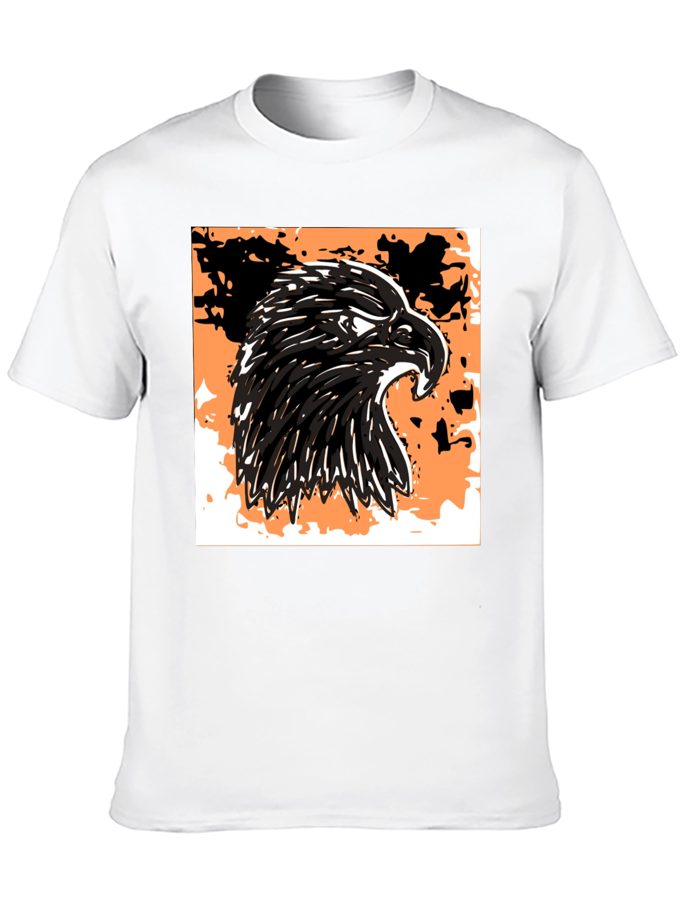 Eagle Graphic T-Shirt - Bold Black Design