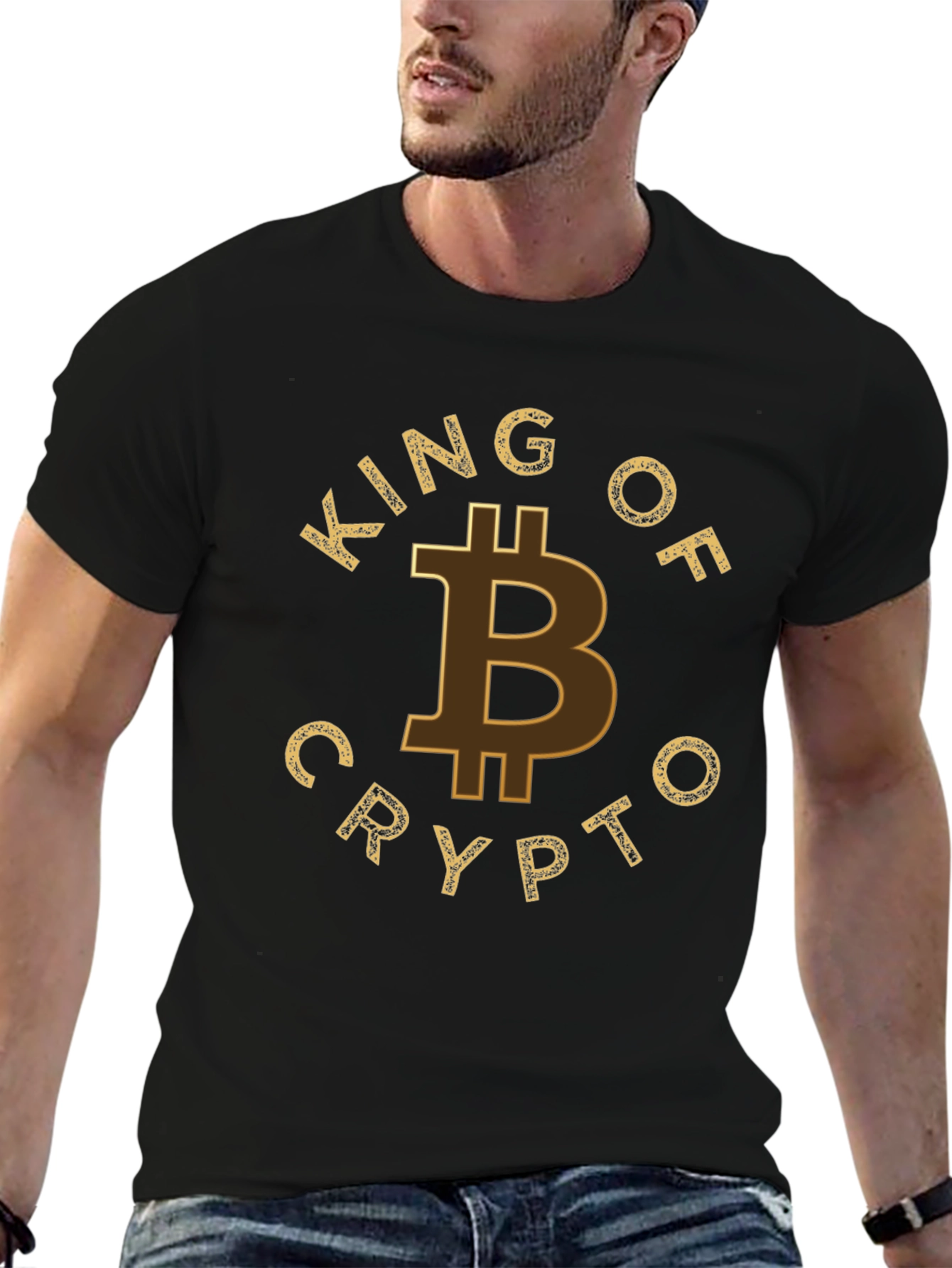King of Crypto Bitcoin T-Shirt