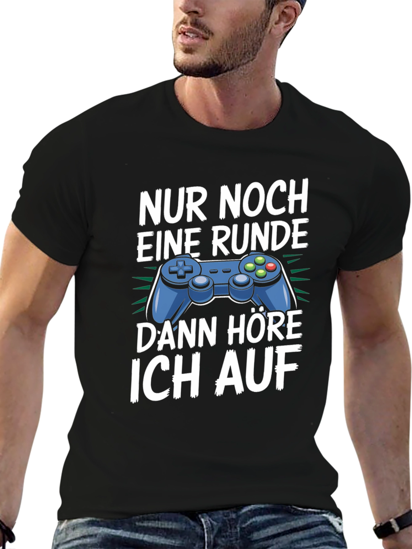 Gamer T-Shirt - Nur Noch Eine Runde