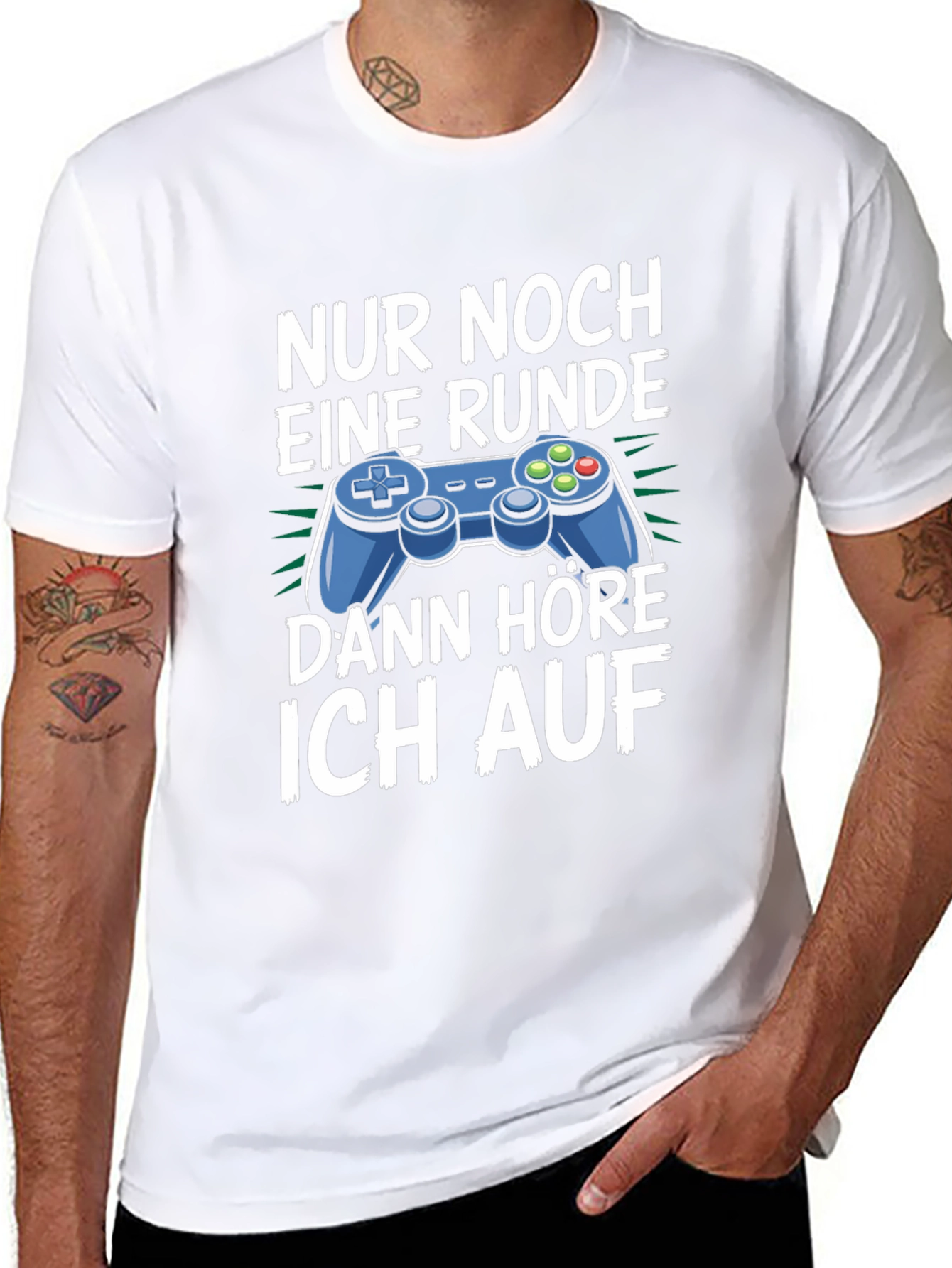 Gamer T-Shirt - Nur Noch Eine Runde