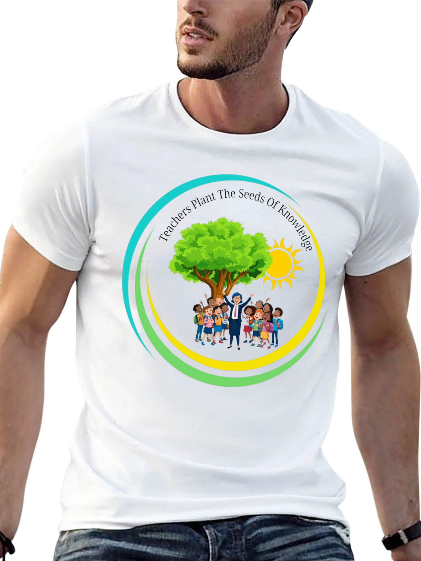Teachers Plant the Seeds of Knowledge Black T-Shirt