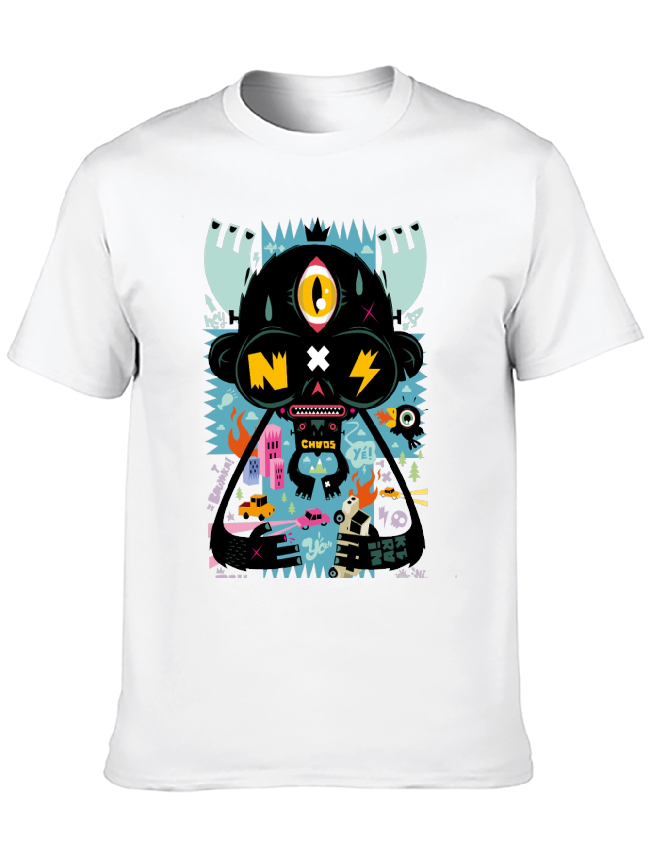 Monster Graphic Print Tee