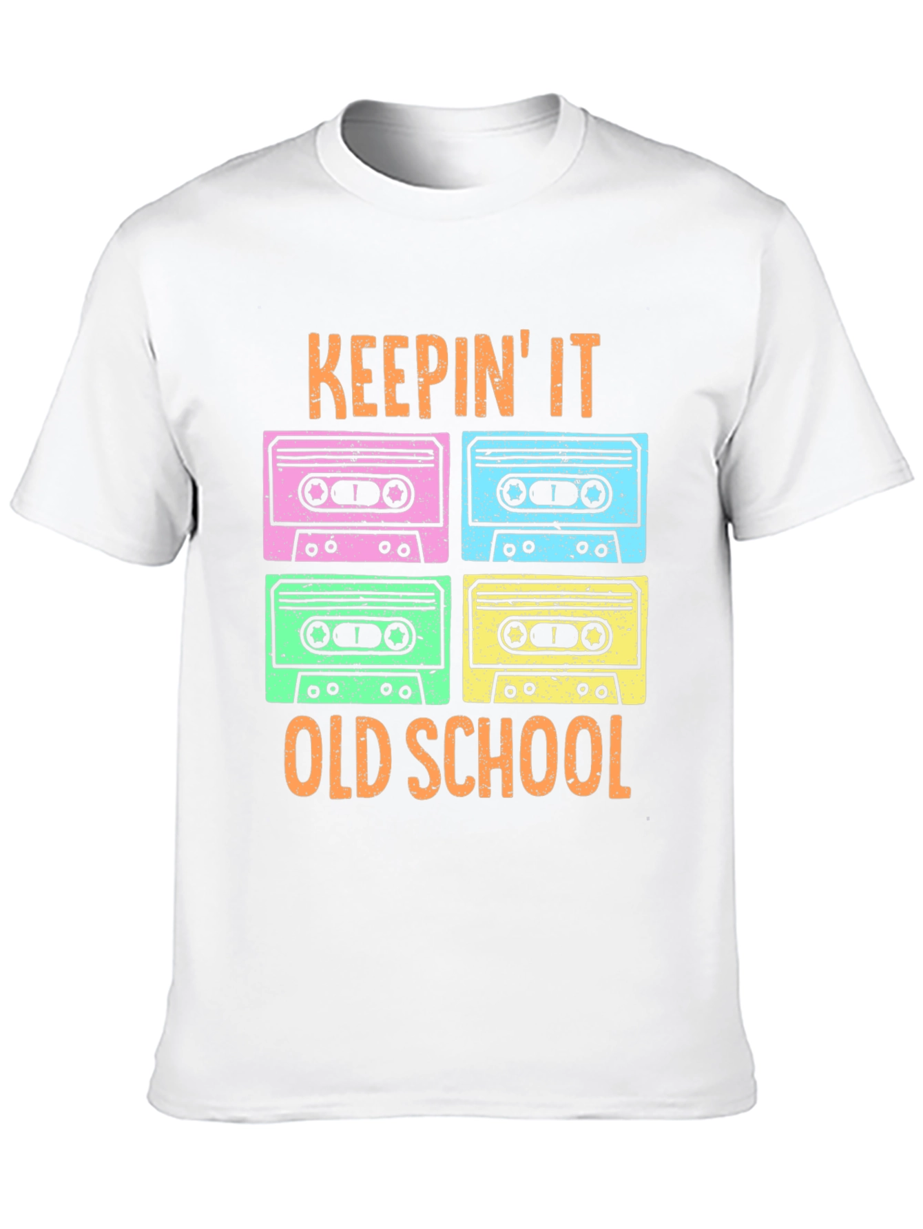 Keepin It Old School Retro Cassette T-Shirt