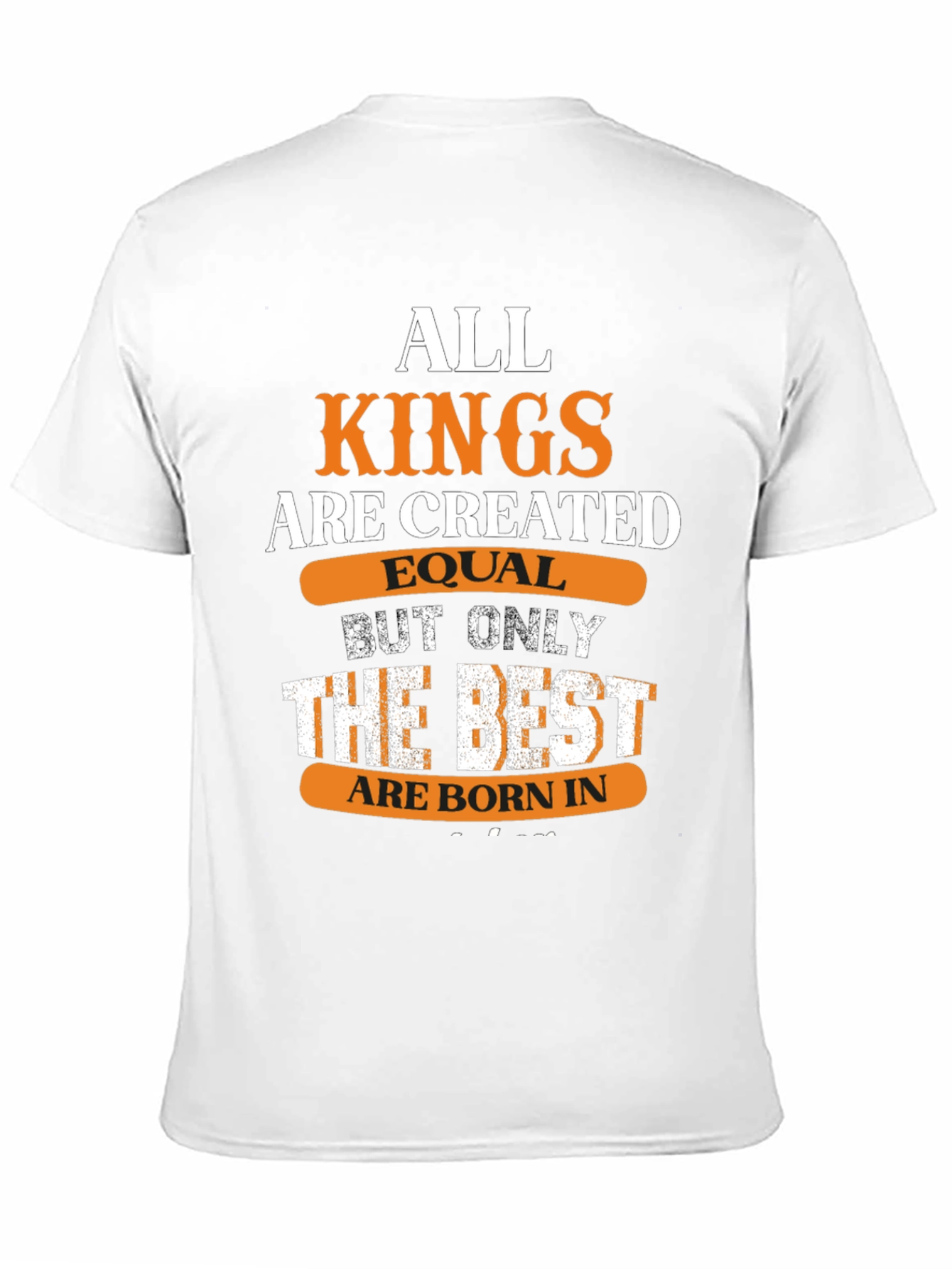 All Kings Are Created Equal Mens Graphic T-Shirt