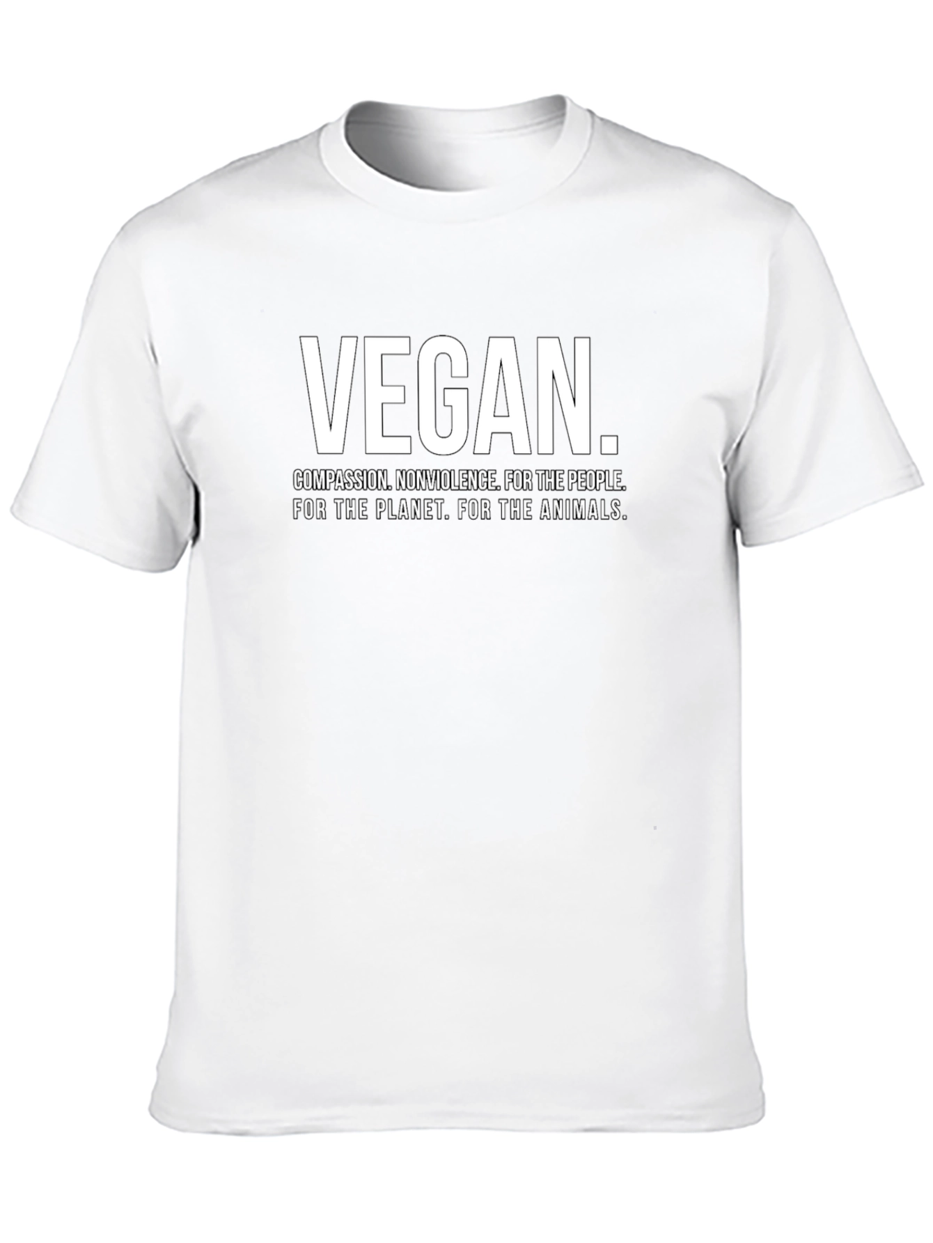 Vegan T-Shirt - Compassion Nonviolence