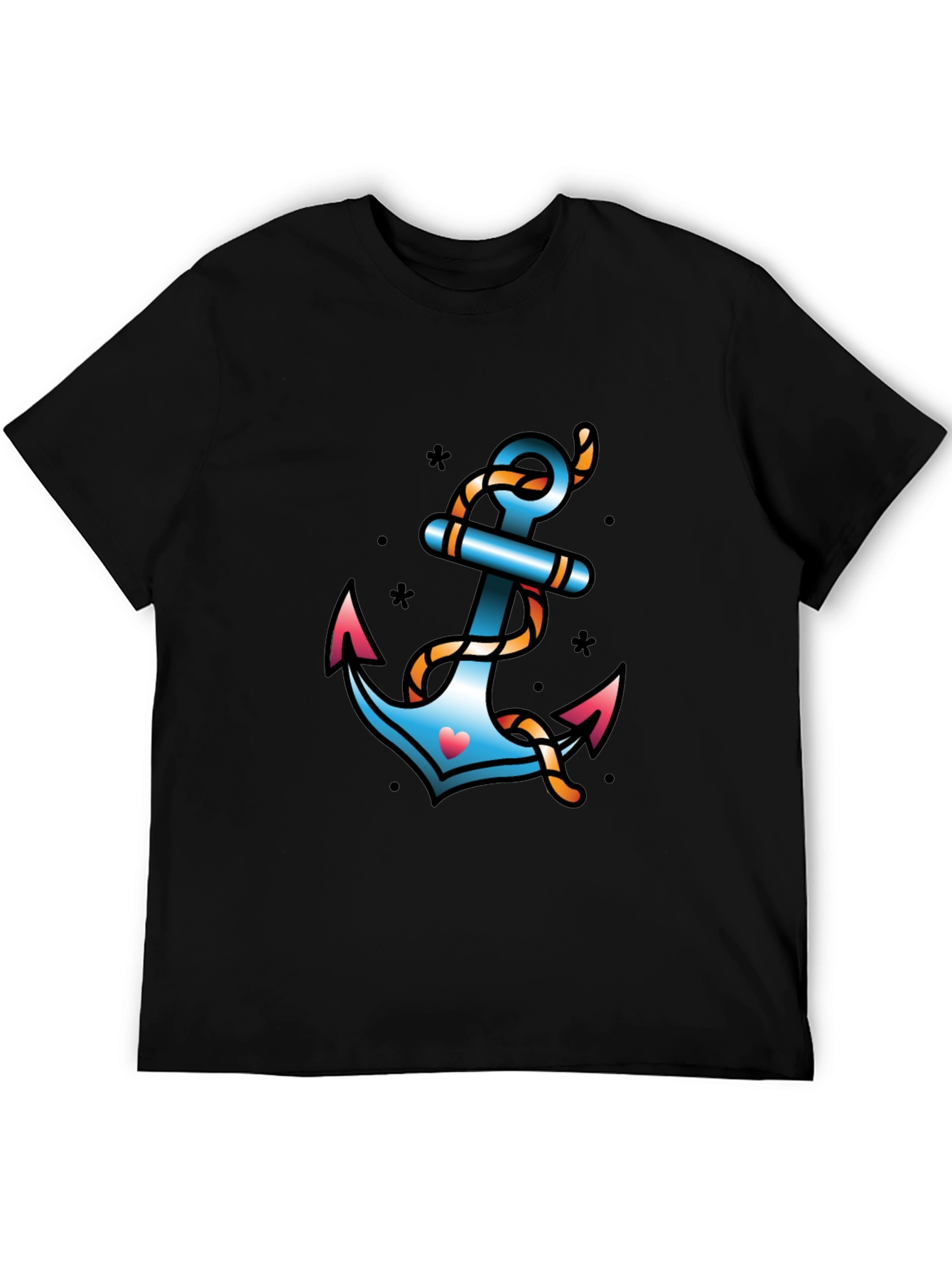 Anchor Heart Tattoo Graphic Tee