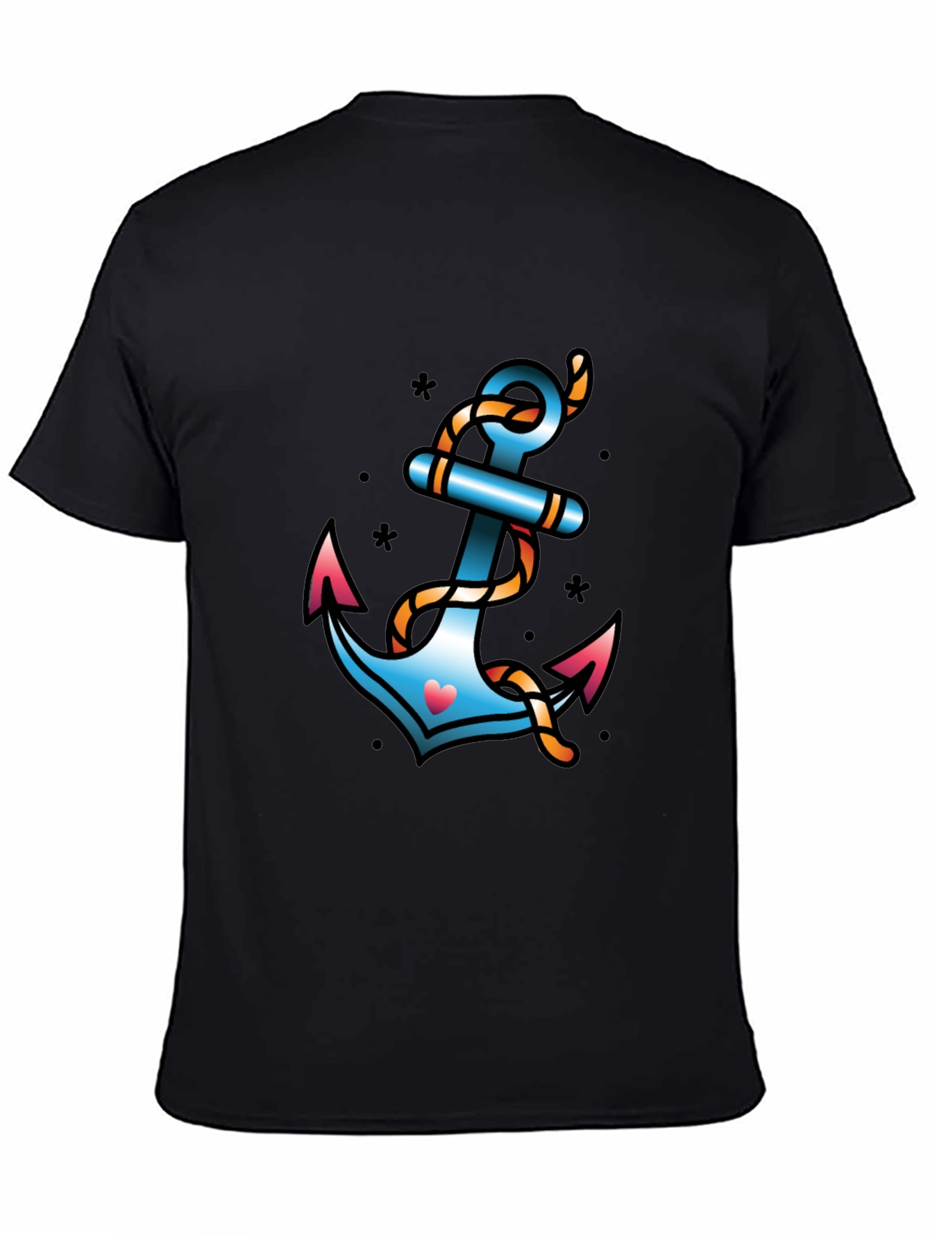 Anchor Heart Tattoo Graphic Tee