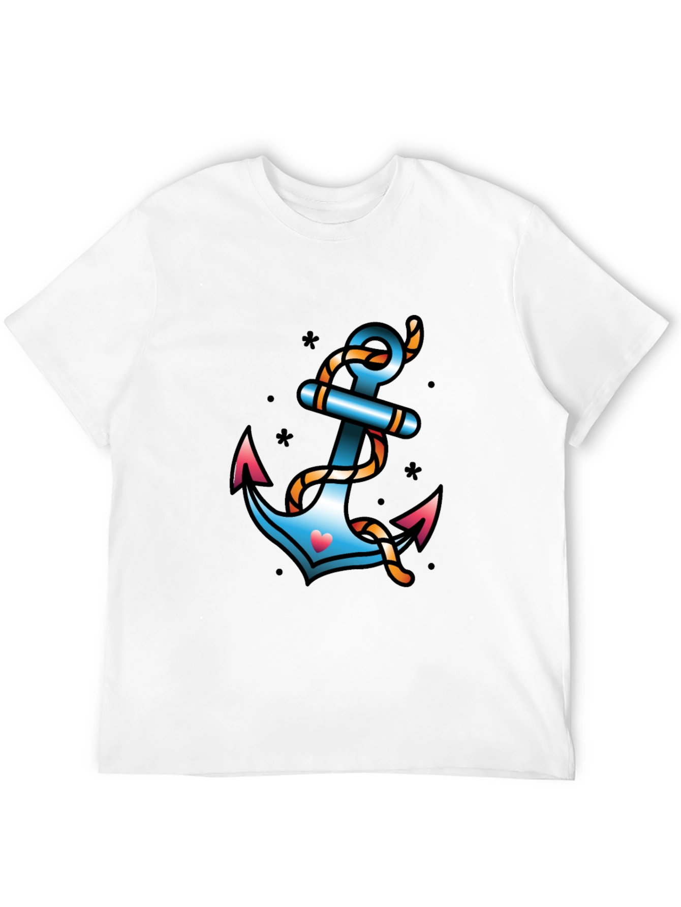 Anchor Heart Tattoo Graphic Tee