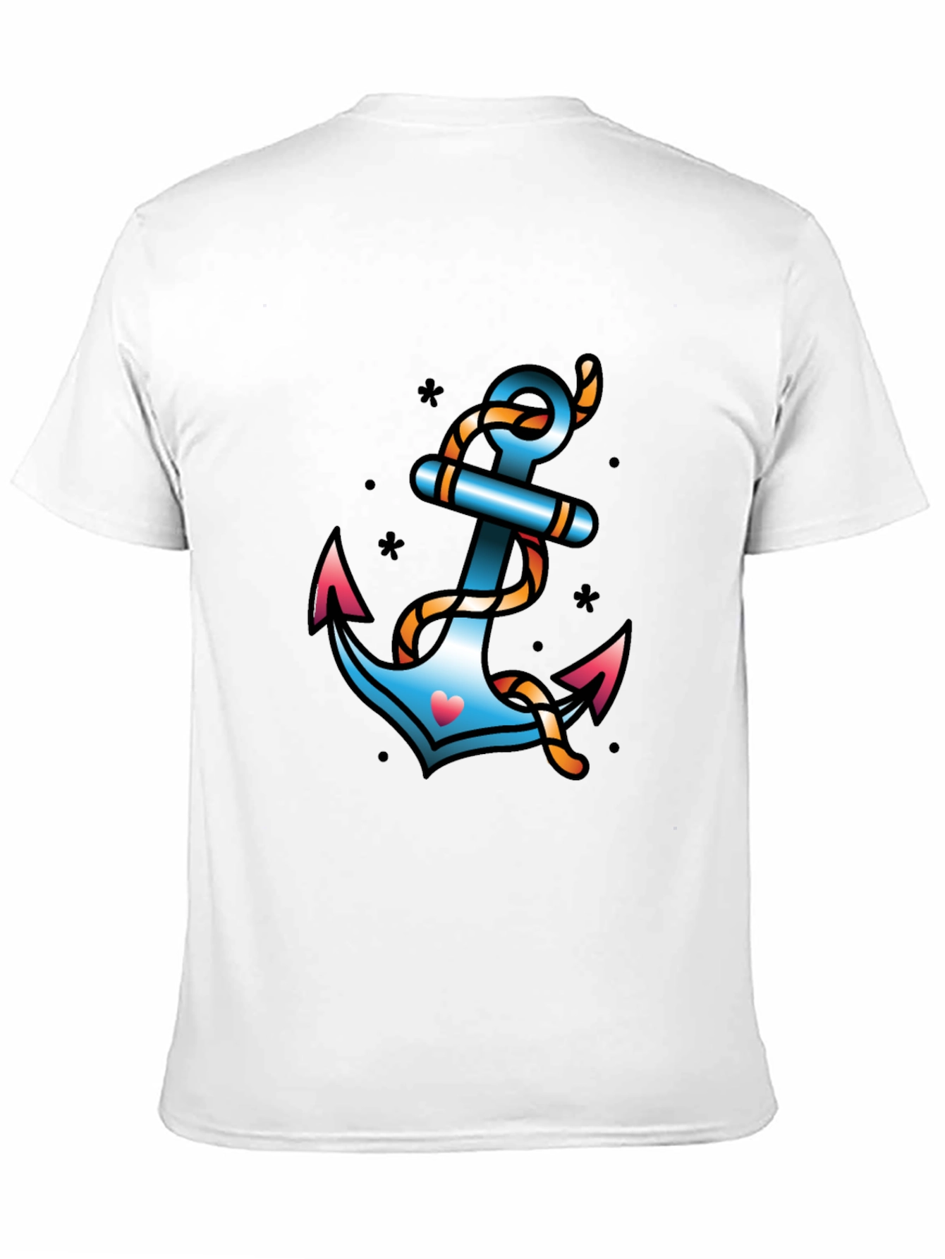 Anchor Heart Tattoo Graphic Tee