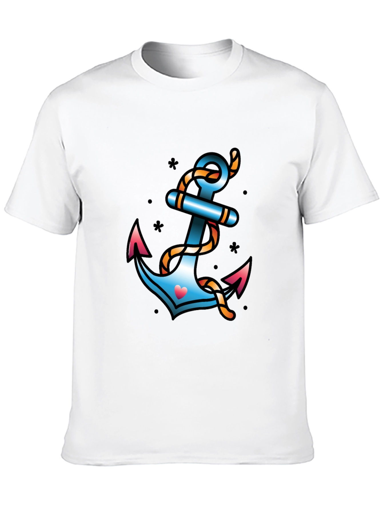 Anchor Heart Tattoo Graphic Tee