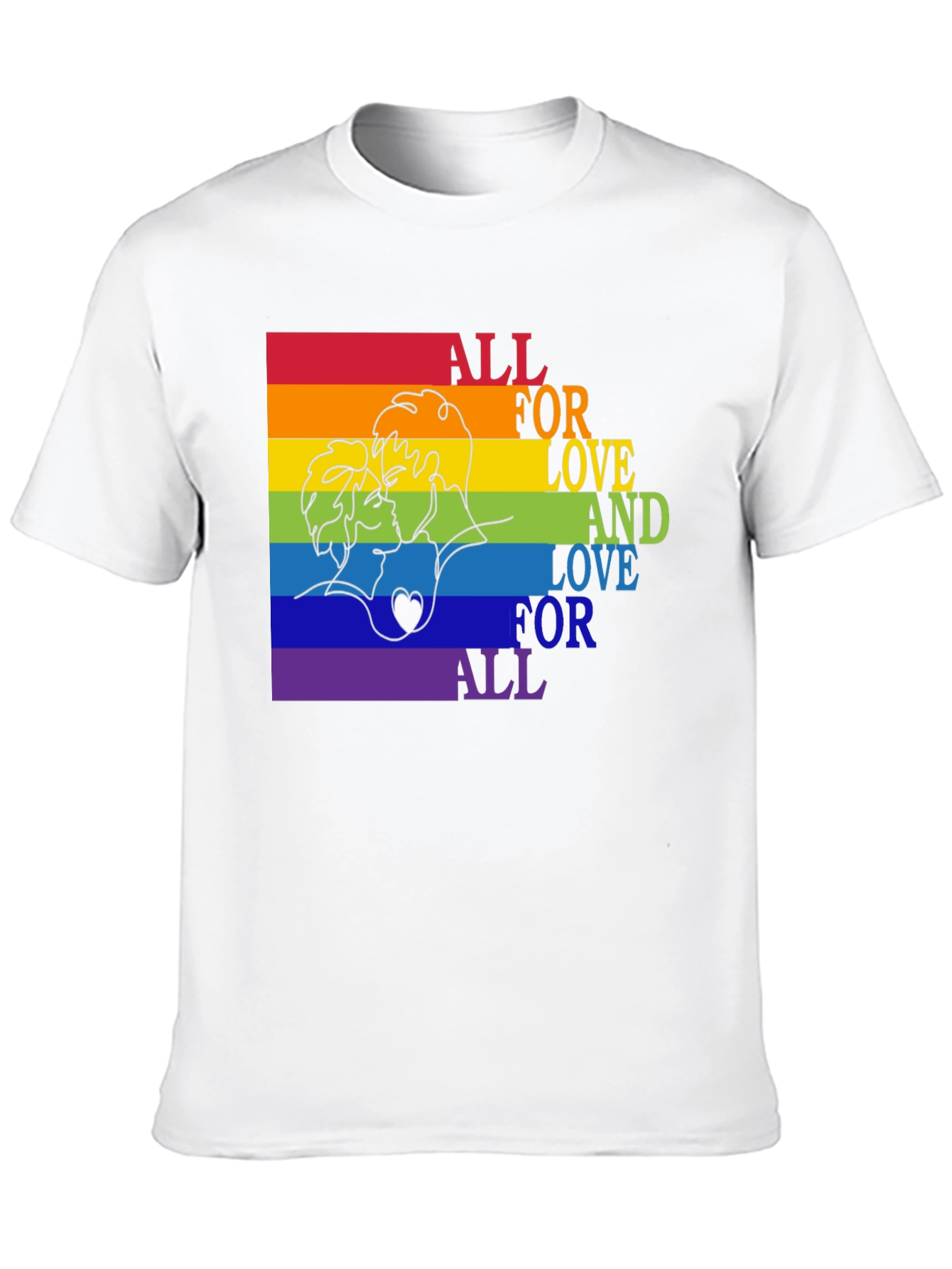 Love is Love Rainbow Graphic Tee