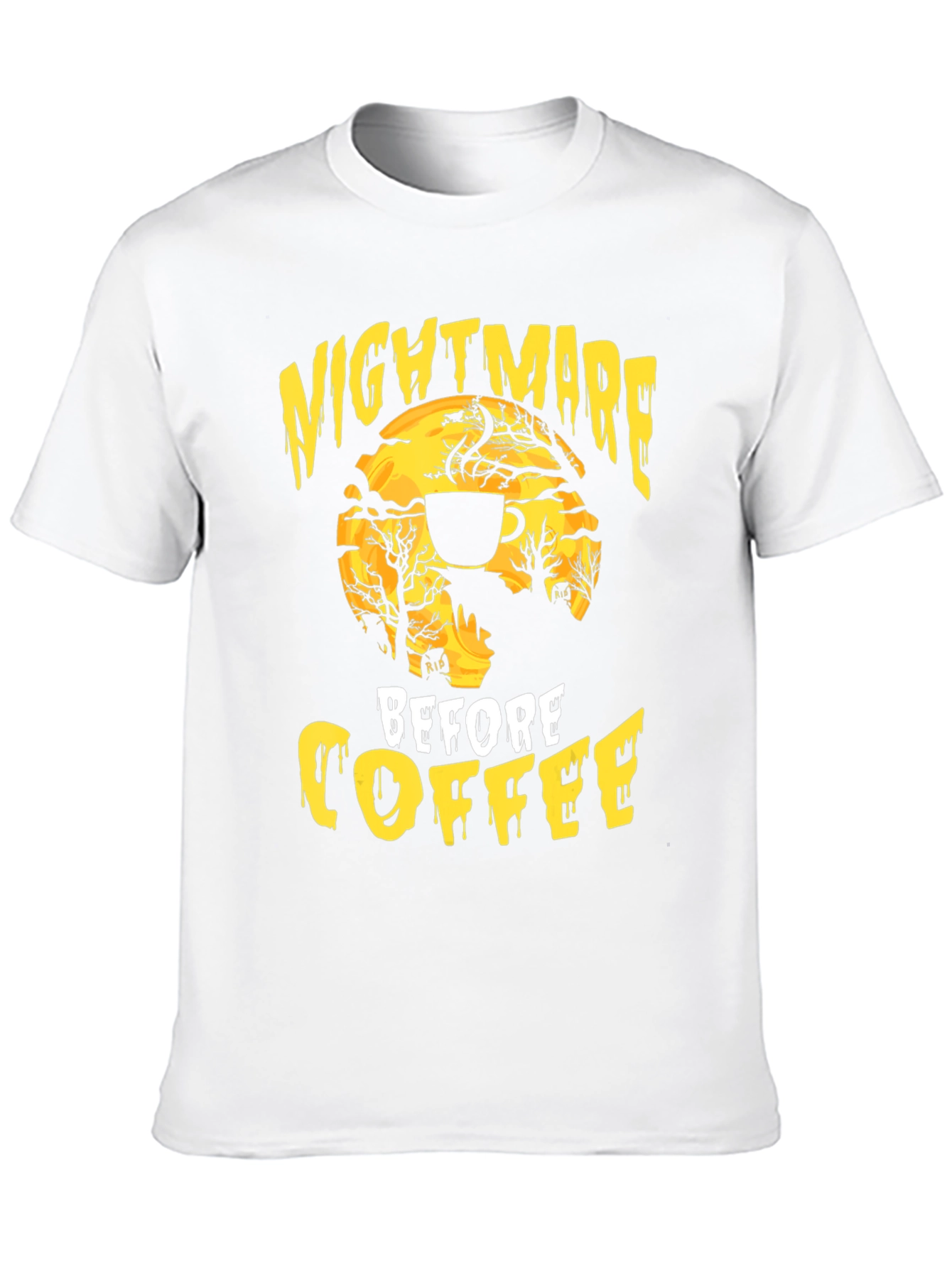 Nightmare Before Coffee Graphic T-Shirt
