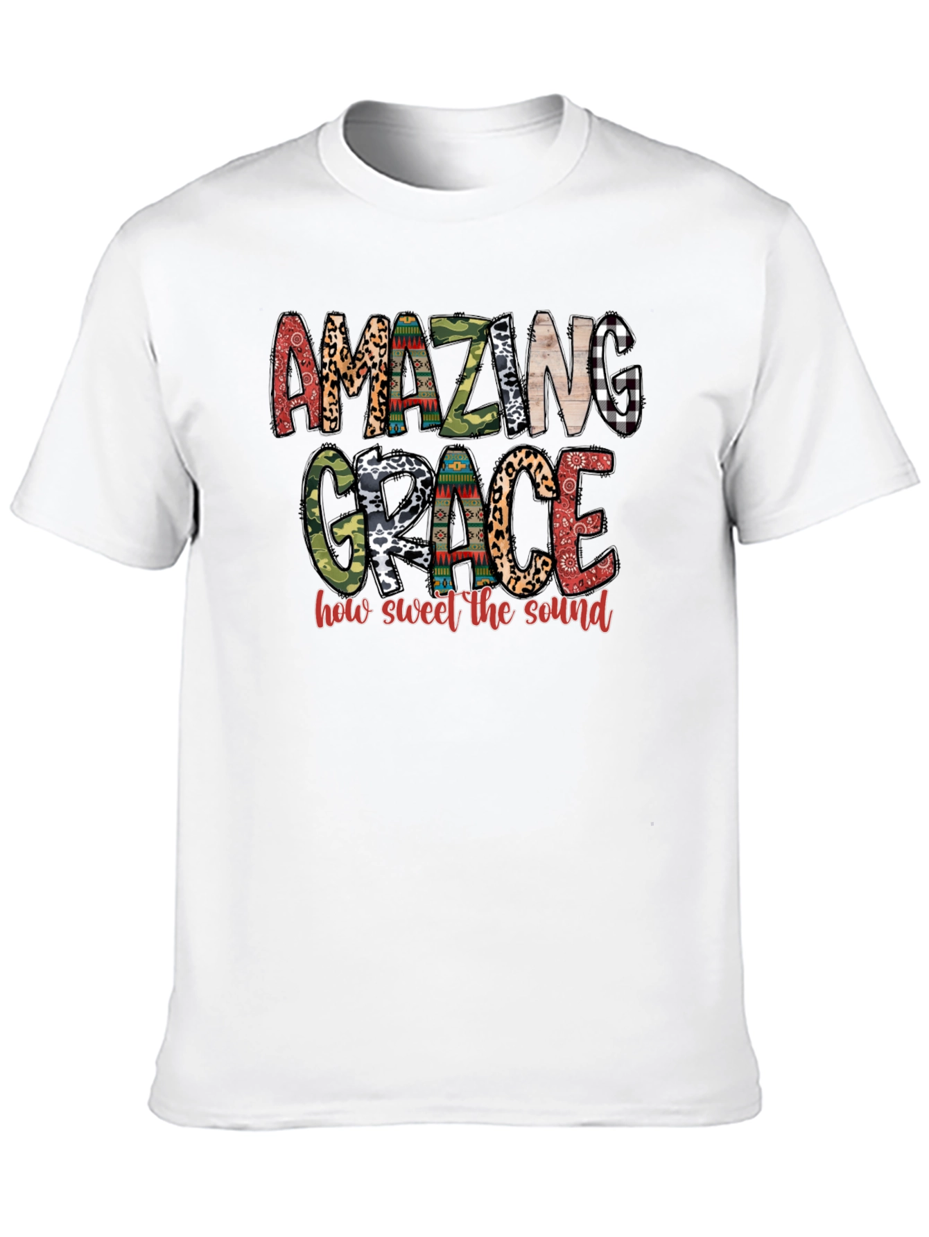 Amazing Grace Graphic Tee - Black