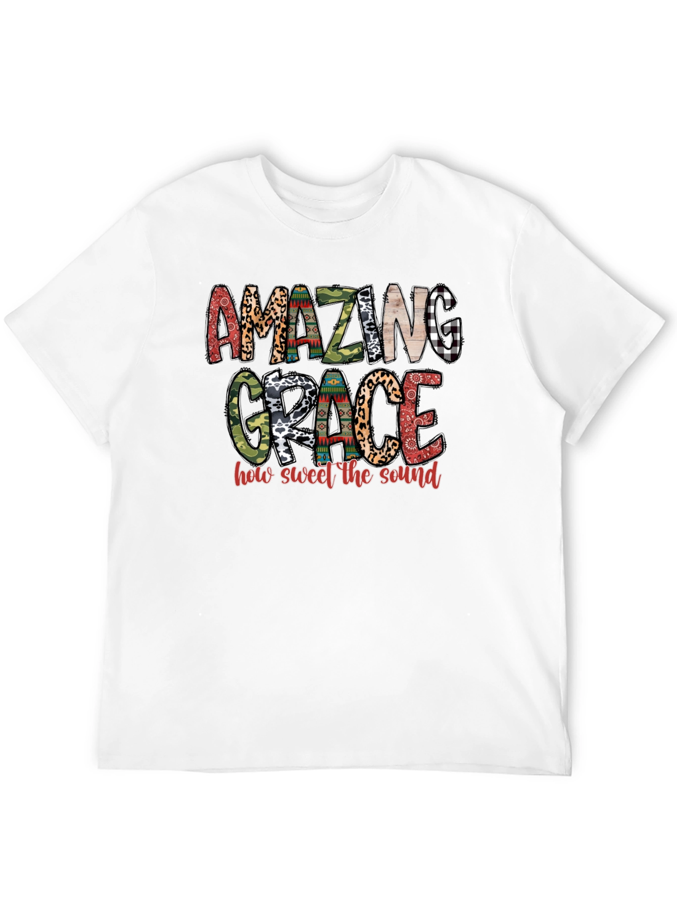 Amazing Grace Graphic Tee - Black