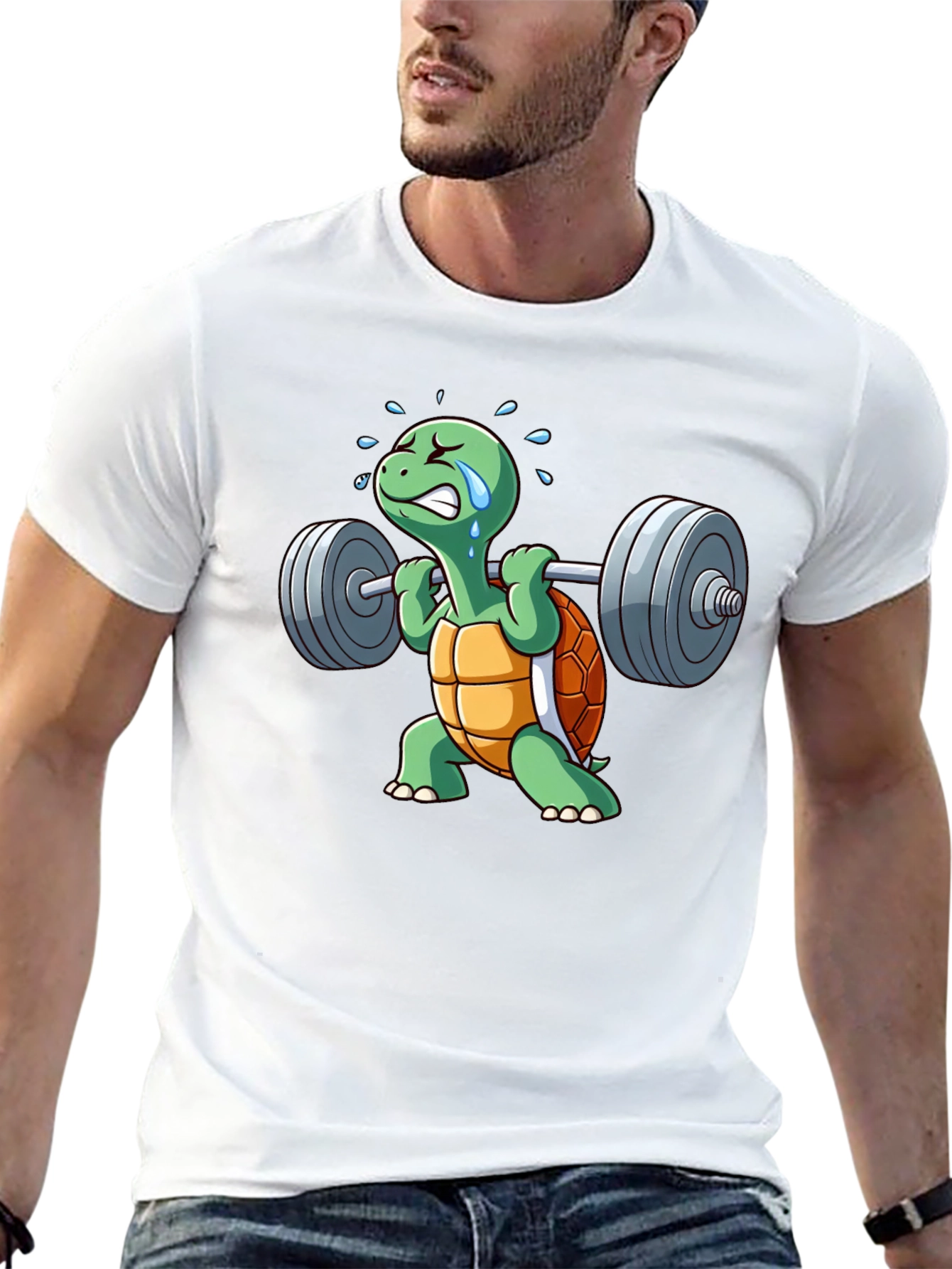 Turtle Gym T-Shirt - Funny Weightlifting Design