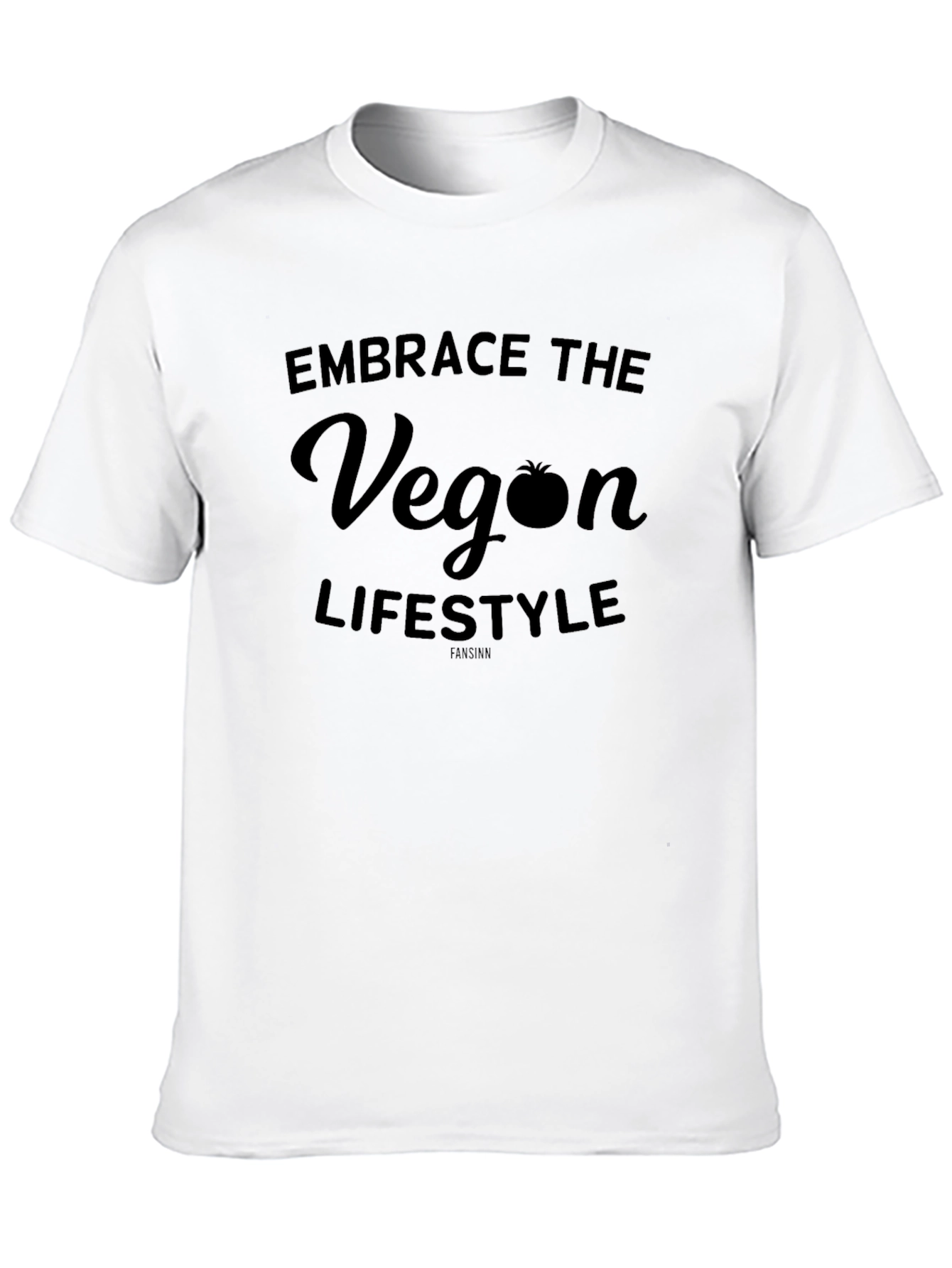 Embrace Vegan Lifestyle T-Shirt - Black