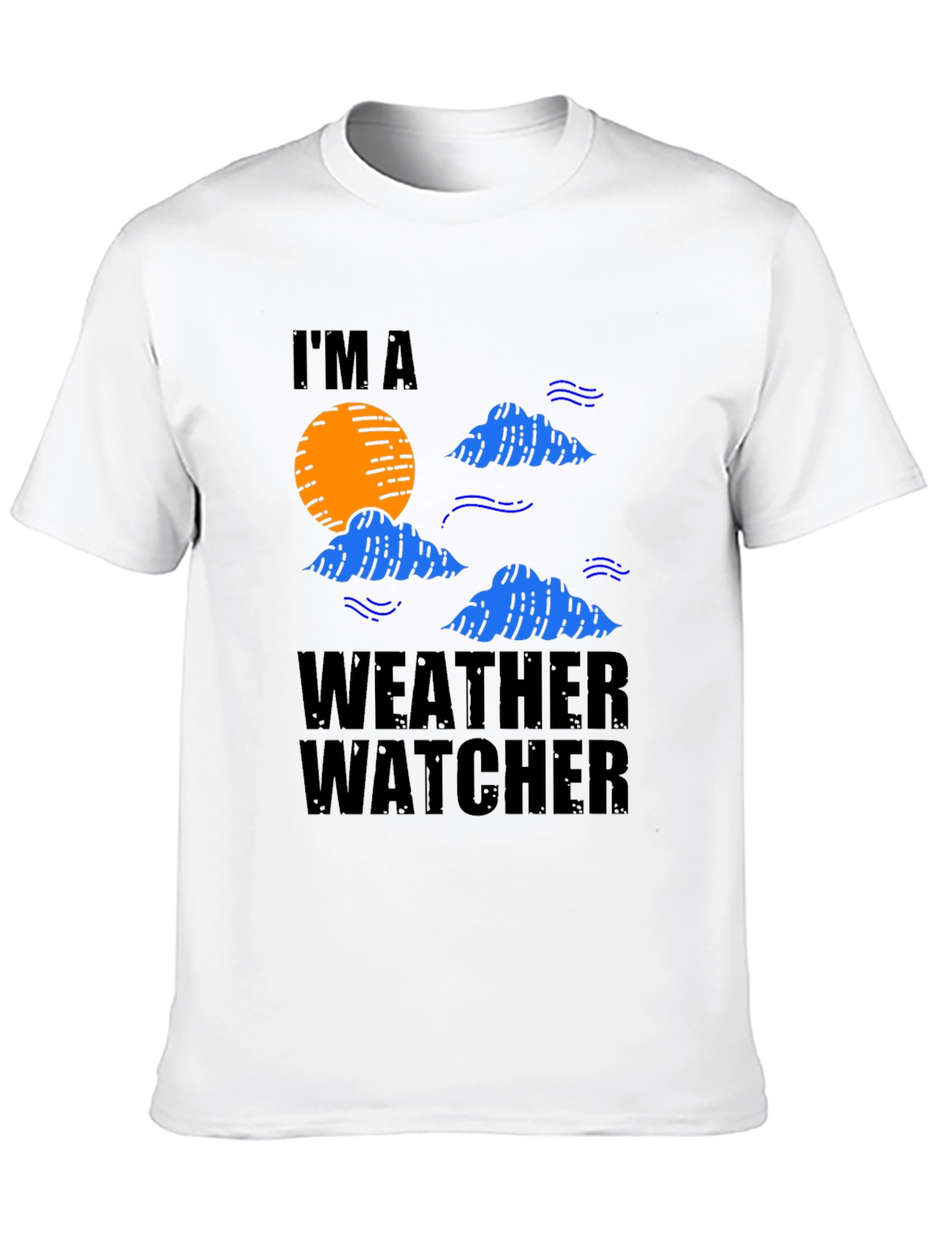 Im A Weather Watcher Black T-Shirt