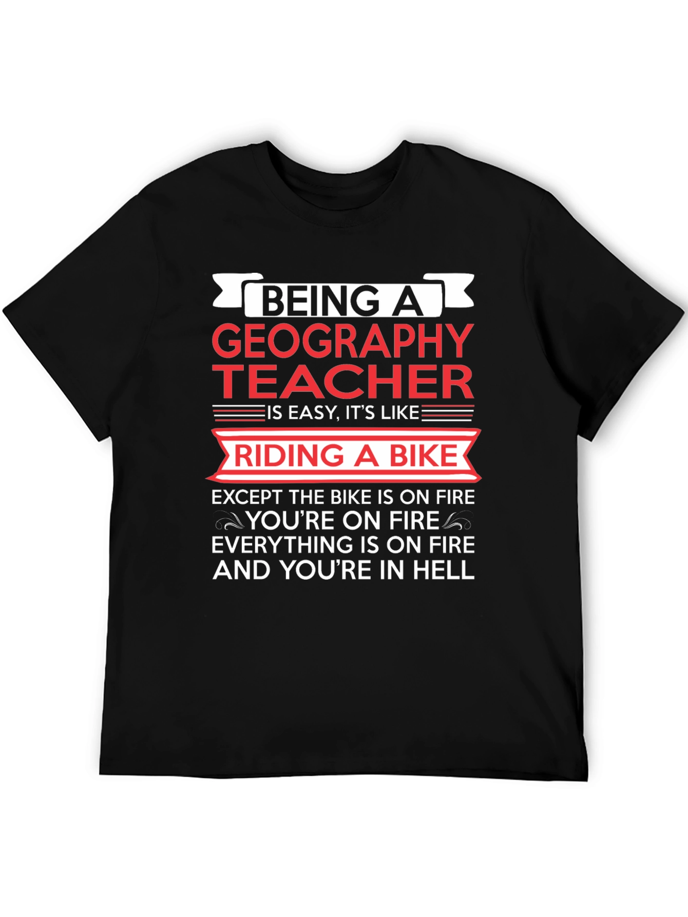 Geography Teacher Funny T-Shirt